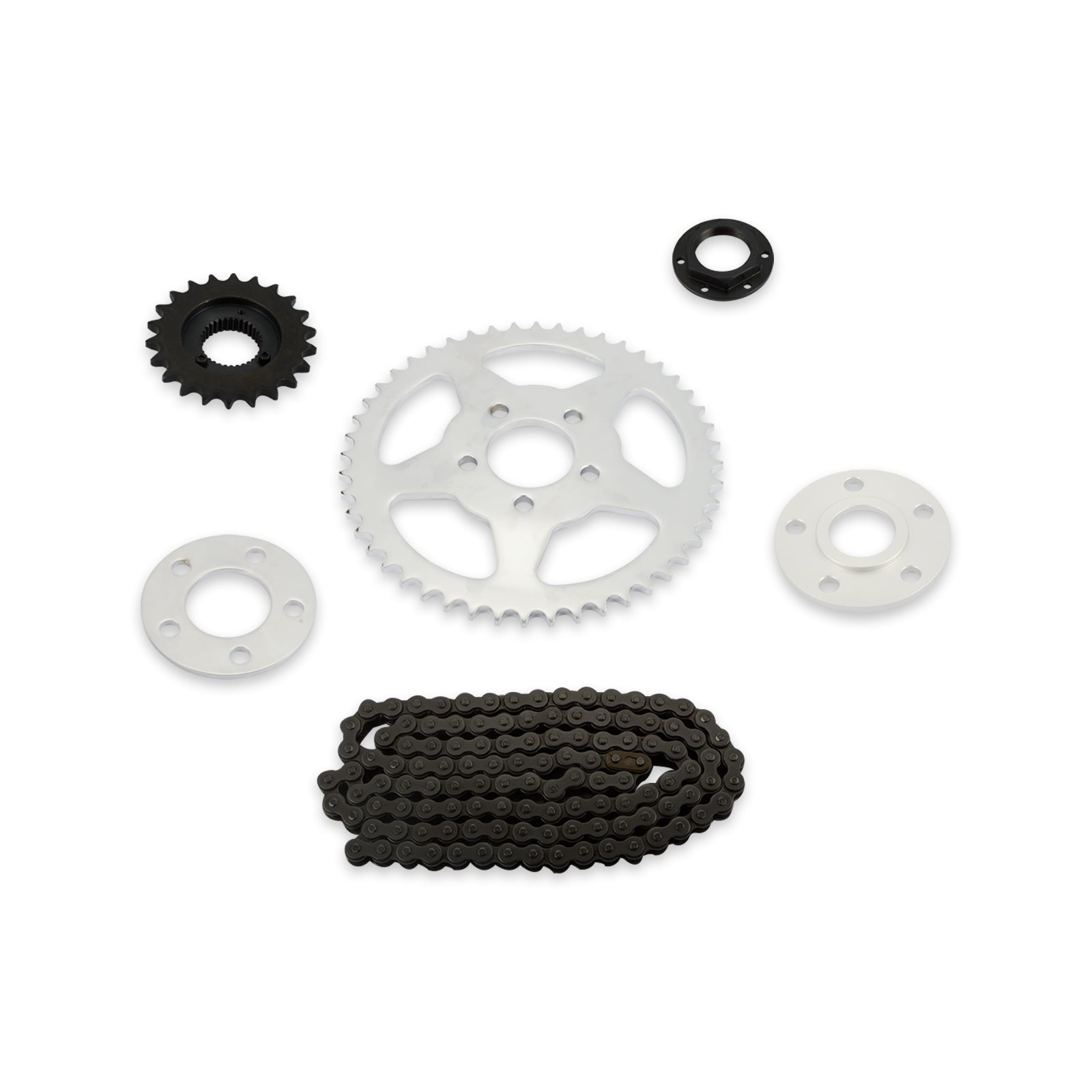 2004-2022 Harley Sportster XL 883 & 1200 Rear Chain Drive Conversion Sprocket Kit - High-Performance Motorcycle Upgrade for Custom Builds & Off-Road Riding