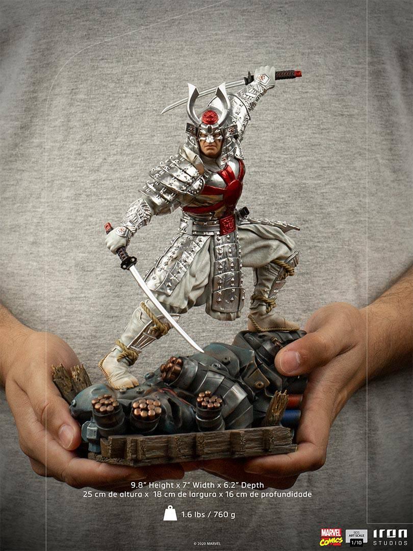 Iron Studios Marvel Comics Silver Samurai BDS Art Scale 1/10 Statue - Premium Collectible for Marvel Fans & Home Decor Display
