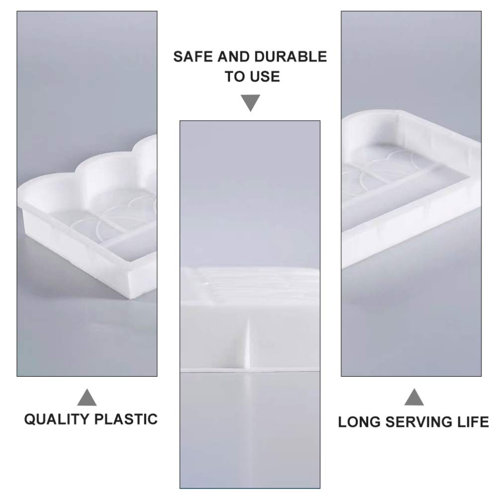 Happyyami Plastic Garden Border Mold - Easy to Use Concrete Brick Maker for DIY Landscaping, Walkways, and Patio Edging | Durable Cement Molds for Outdoor Garden Design