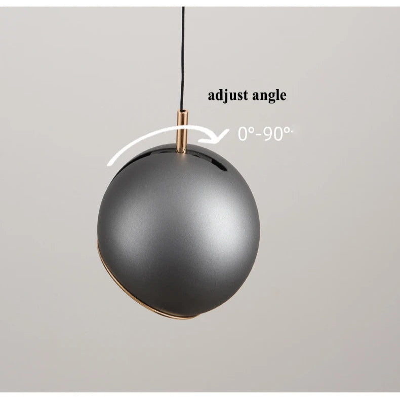 Hyve Modern Pendant Light - Sleek Contemporary Hanging Light Fixture for Kitchen Island, Dining Room & Living Room Decor