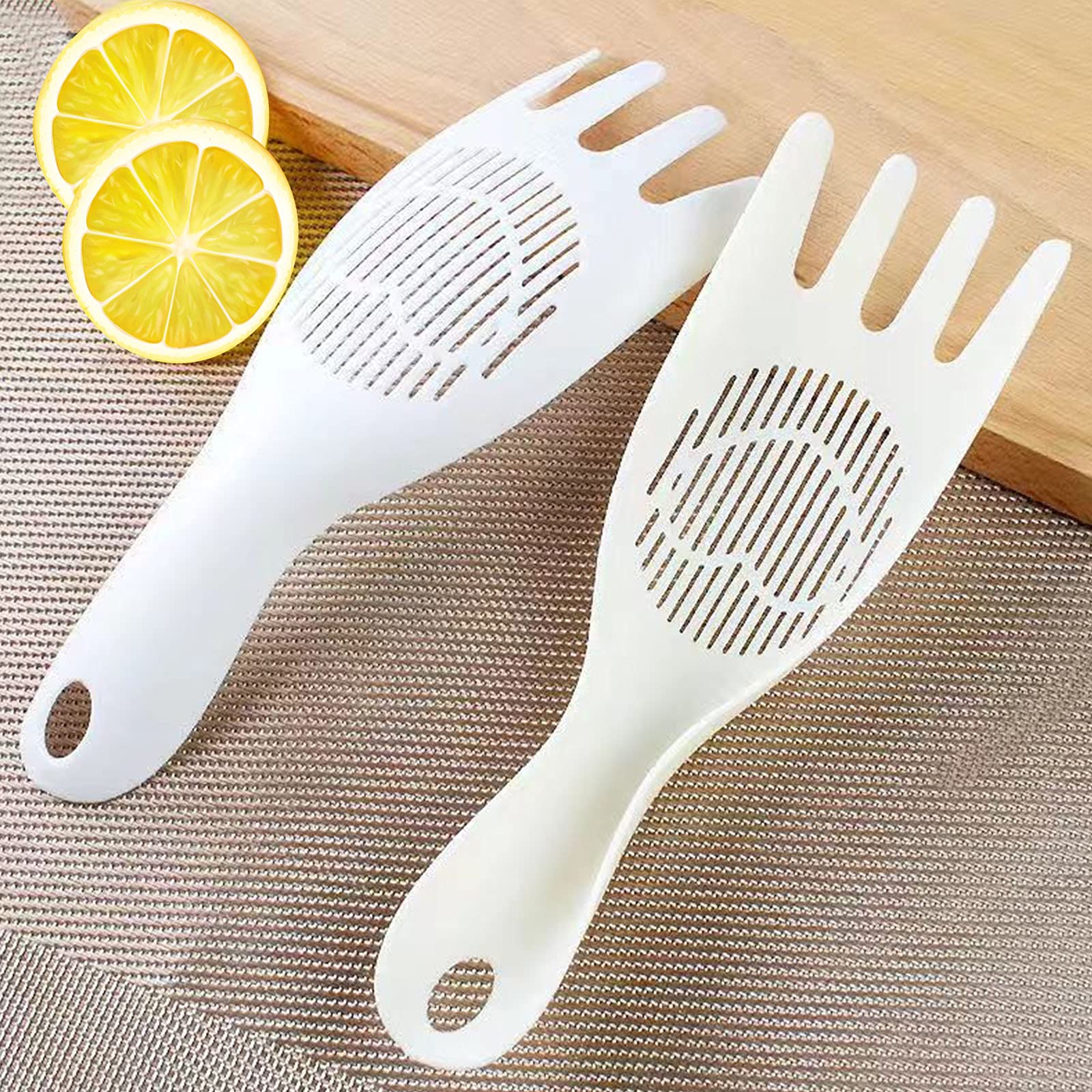 2-Pack Multifunctional Rice Washing Drainer & Strainer - Perfect for Washing Rice, Grains, and Beans | Kitchen Essential for Asian Cooking, Meal Prep & Healthy Eating