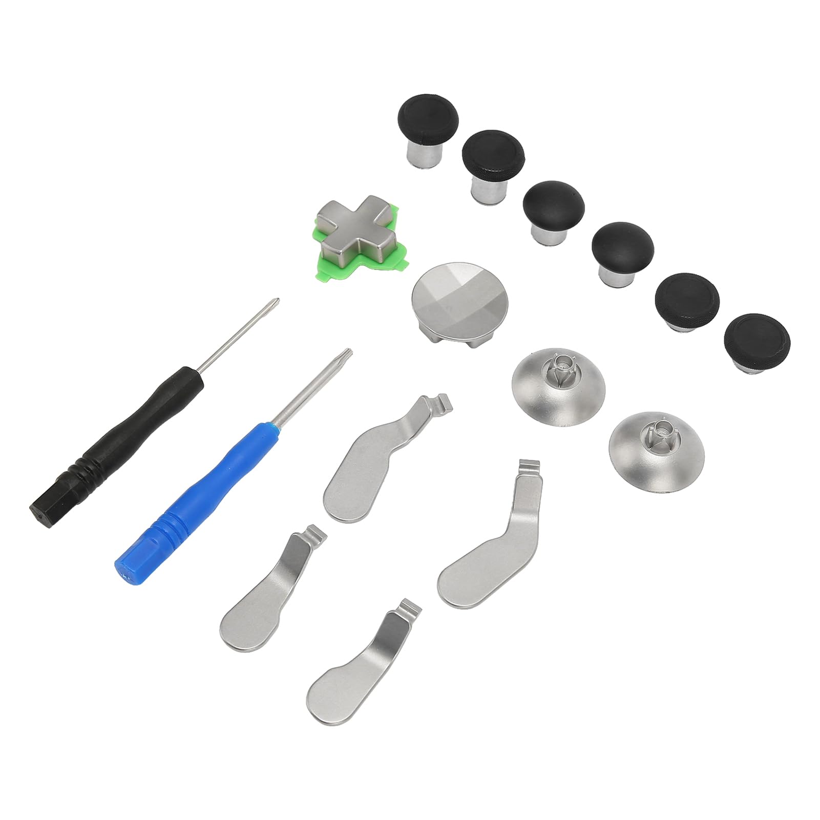 Metal Key Paddle Set for Gaming Controller - Reduce Fatigue for Long Sessions (Black)