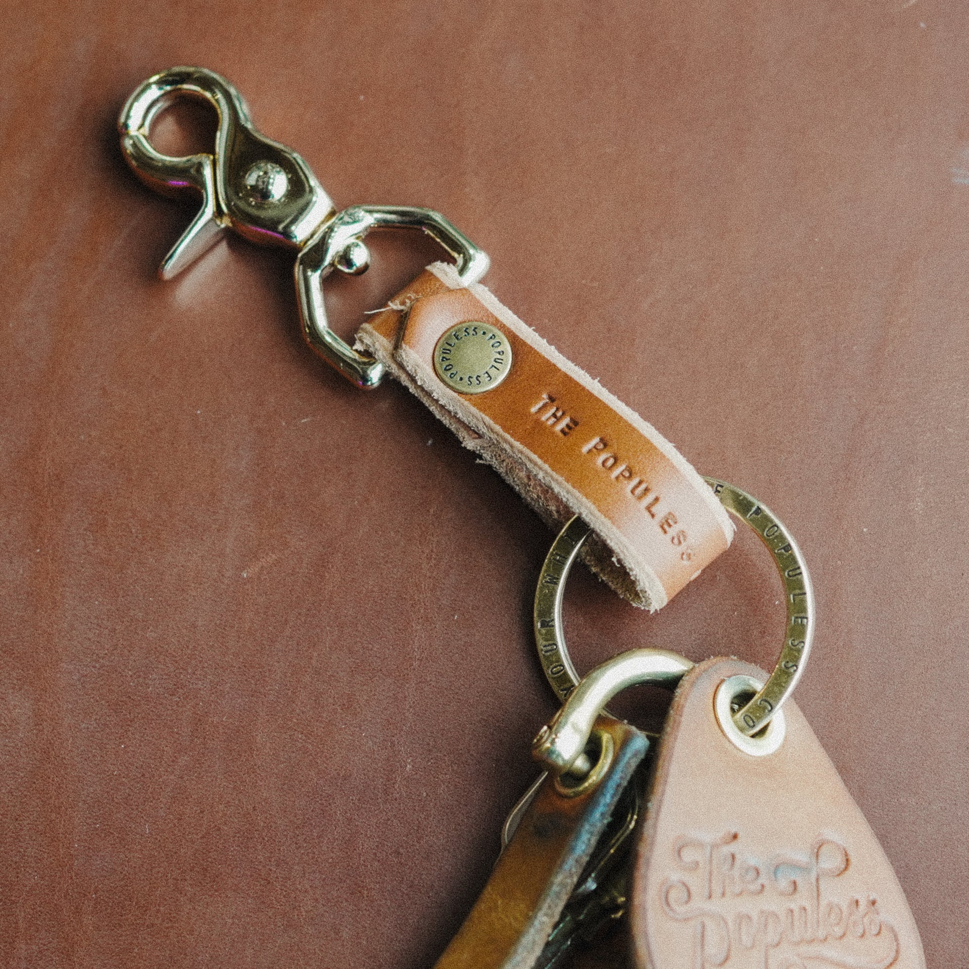 The Smith Fob Rio Latigo - Premium Leather Keychain for Men & Women - Durable & Stylish Key Holder for Everyday Use, Office, Travel & Gifts