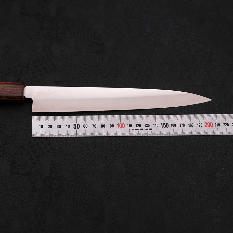 Premium Yanagiba Sushi Knife 210mm - AUS 8 High Carbon Steel Blade with Polished Sumi Urushi Handle - Perfect for Sushi Chefs & Japanese Cuisine Lovers