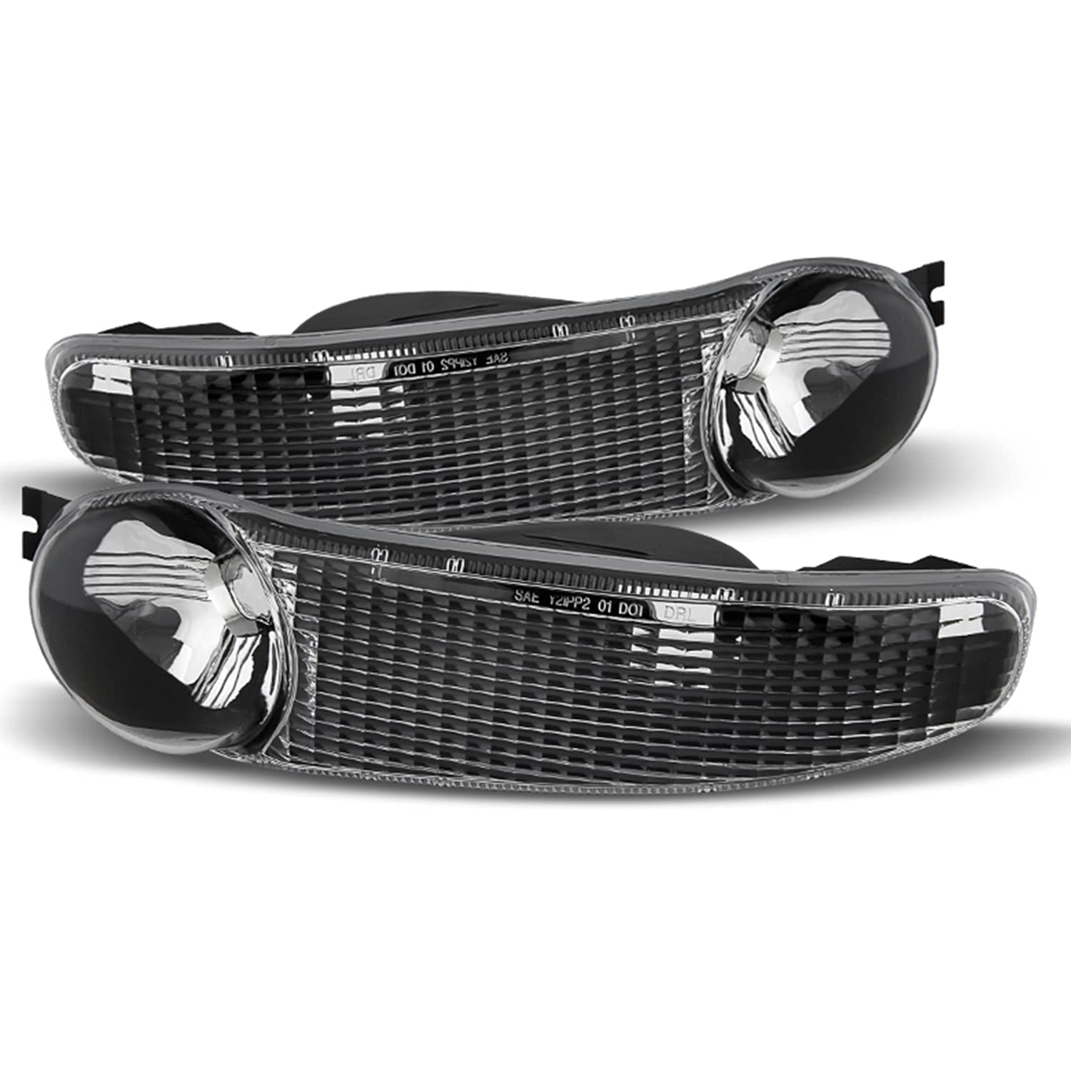 AKKON LED Tube DRL Projector Headlights & Bumper Lights Housing Set for 1999-2006 GMC Sierra Yukon XL Denali - Upgrade Your Truck's Style & Visibility for Night Driving & Off-Road Adventures