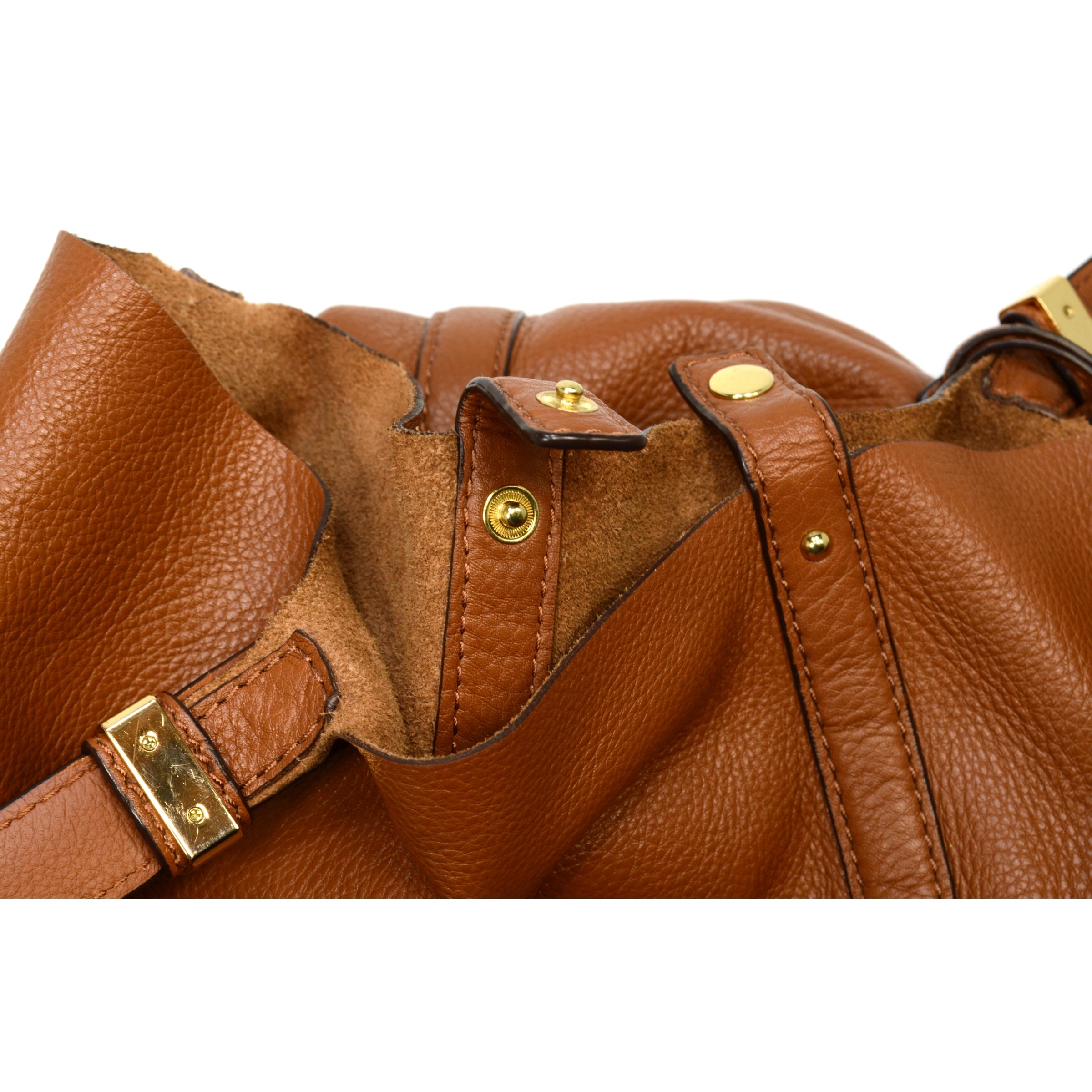 Pre-Owned MICHAEL KORS Colgate Leather Shoulder Tote Bag - Large Brown MK Handbag for Women | Perfect for Work, Travel & Everyday Use