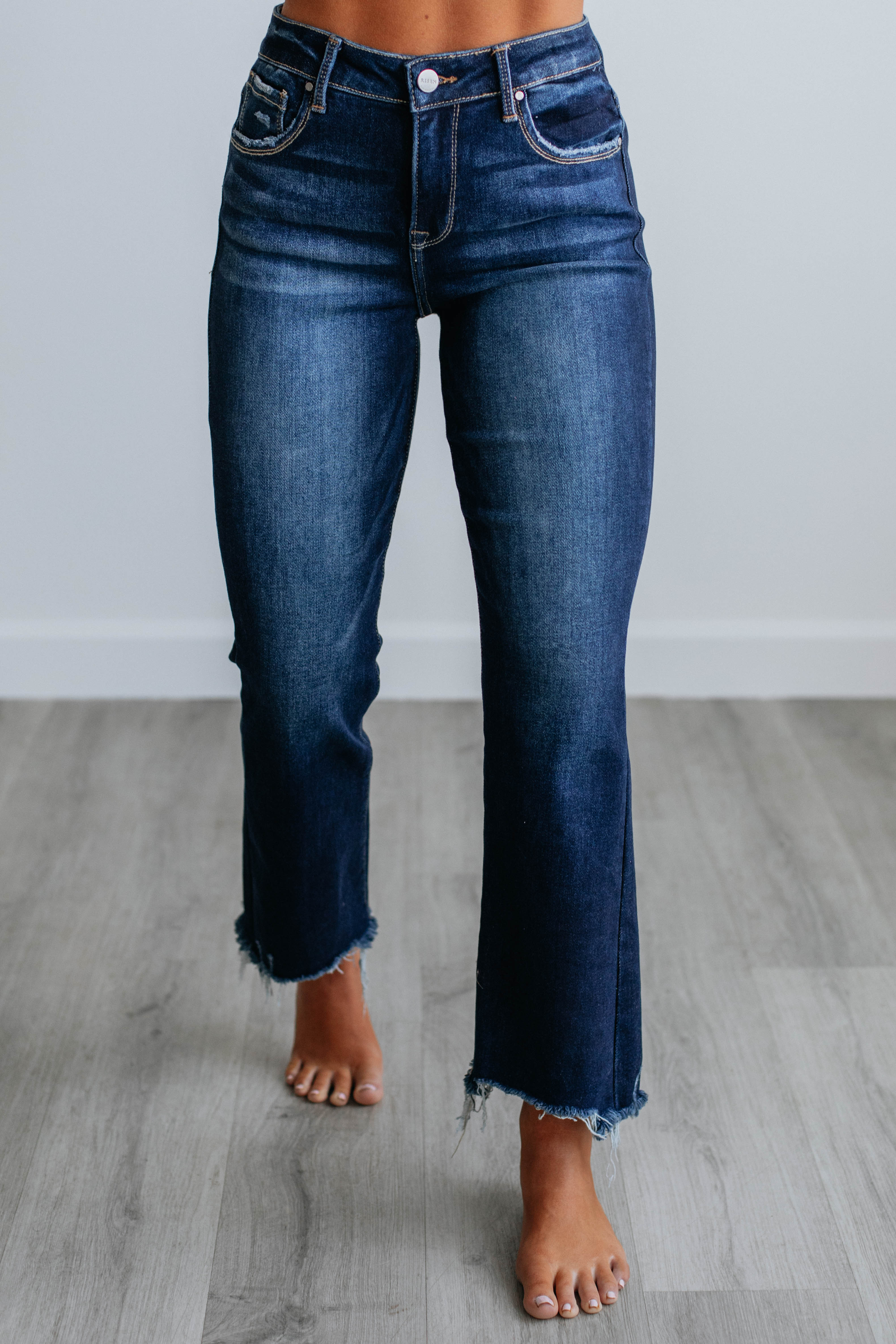 Kennedy Risen Jeans for Women - High Waist Stretch Denim Pants, Dark Wash Skinny Jeans | Perfect for Casual Wear, Office & Night Out