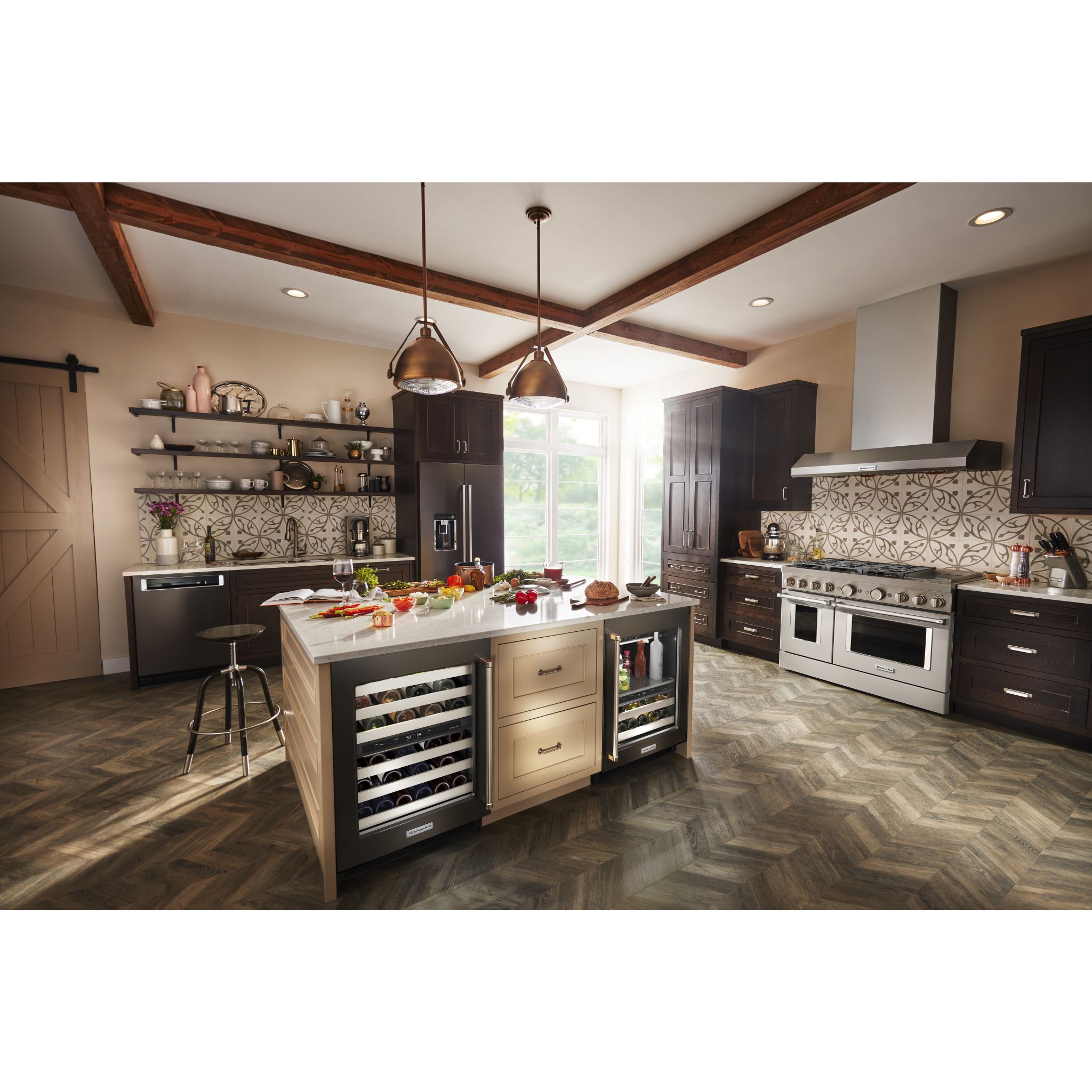 KitchenAid KUWL314KBS 24 Inch Built-In Wine Cellar Refrigerator - Stainless Steel | Perfect for Home Bars, Wine Enthusiasts & Entertaining Guests