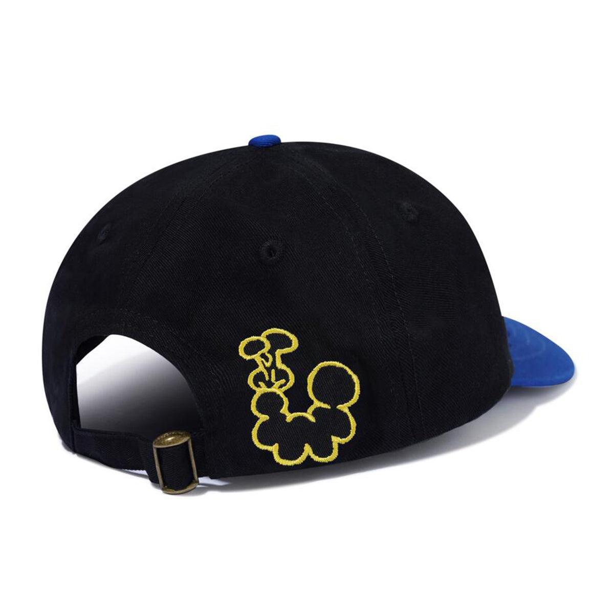 Butter Goods Bugs 6-Panel Snapback Cap - Black/Royal Blue Adjustable Hat for Men & Women | Streetwear Fashion, Skateboarding, Outdoor Activities