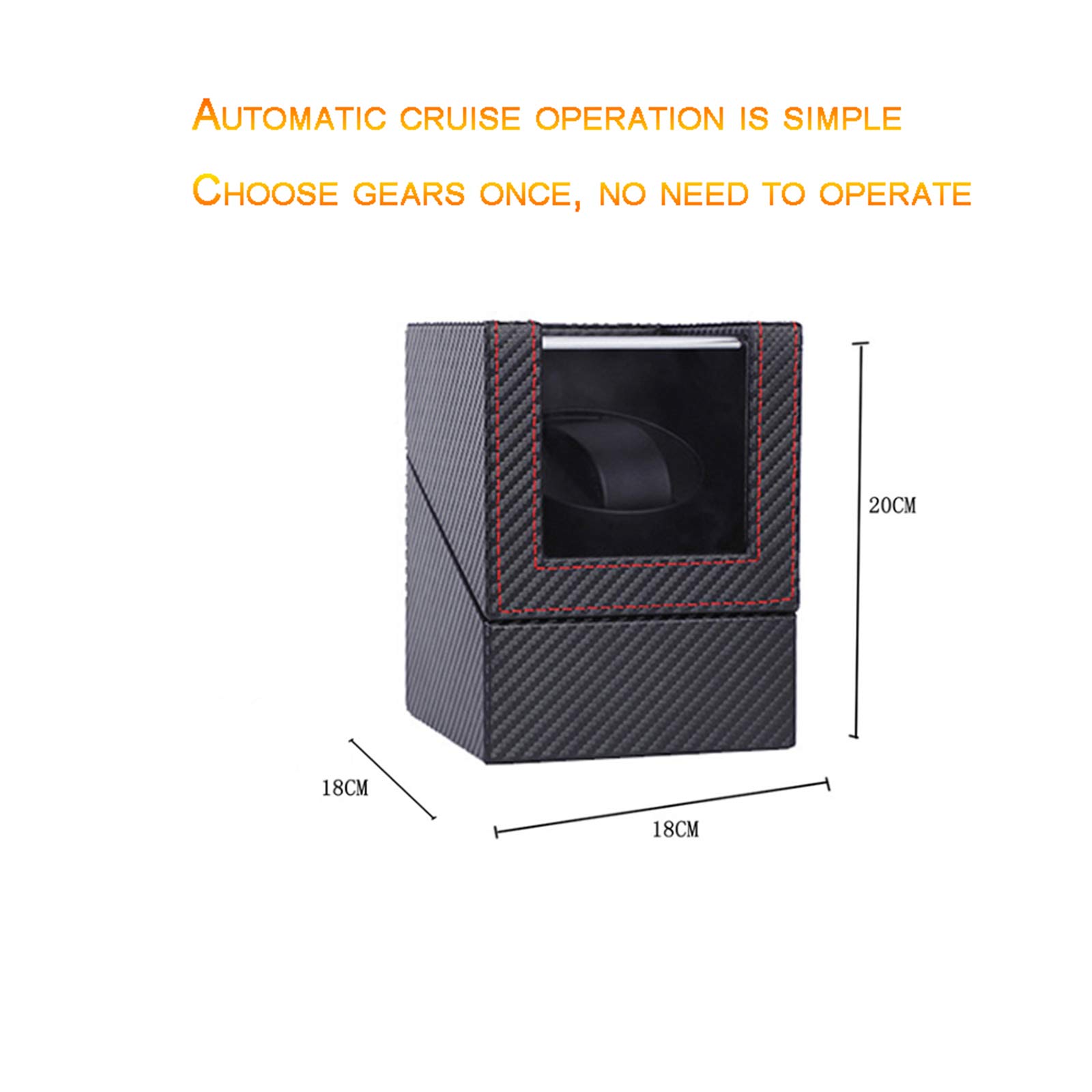 Premium Automatic Watch Winder with 5 Rotation Modes - Leather Storage Box for Men & Women | Perfect for Rolex, Omega & Luxury Watch Collections | Home Office & Travel Use