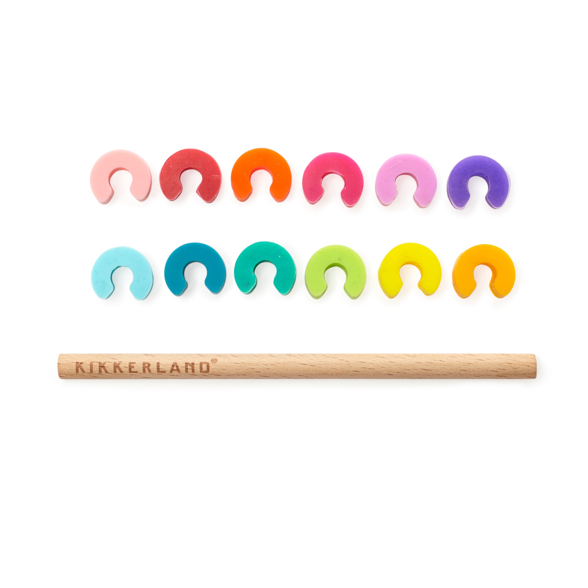 Colorful Rainbow Drink Markers - Fun & Reusable Beverage Labels for Kids Parties, School Lunches & Summer Picnics