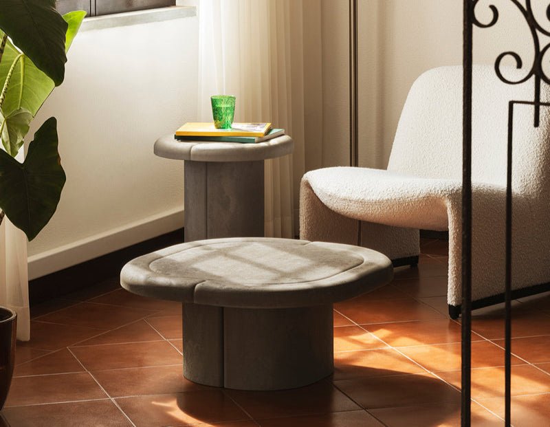 Modern Alder Wood Square Lounge Table by Mater - Stylish Coffee Table for Living Room, Office & Outdoor Patio