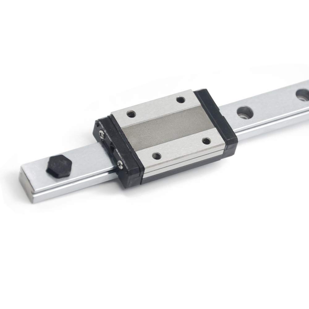 MGN12 400mm Linear Rail Guide with MGN12H Stainless Steel Carriage Block - High Precision Upgrade for Ender 3, CoreXY, Tronxy, Delta Kossel 3D Printers & CNC Machines - Perfect for 3D Printing, Laser Cutting, and Industrial Automation Projects