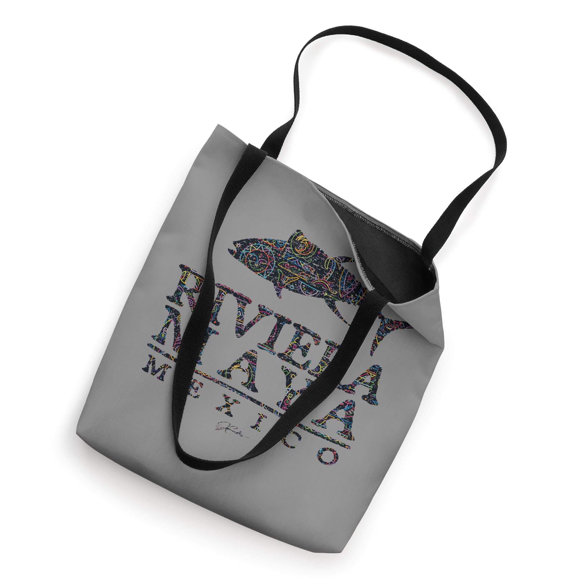 JCombs: Stylish Yellowfin Tuna Tote Bag from Riviera Maya Mexico - Perfect for Beach Trips, Shopping & Eco-Friendly Grocery Hauling
