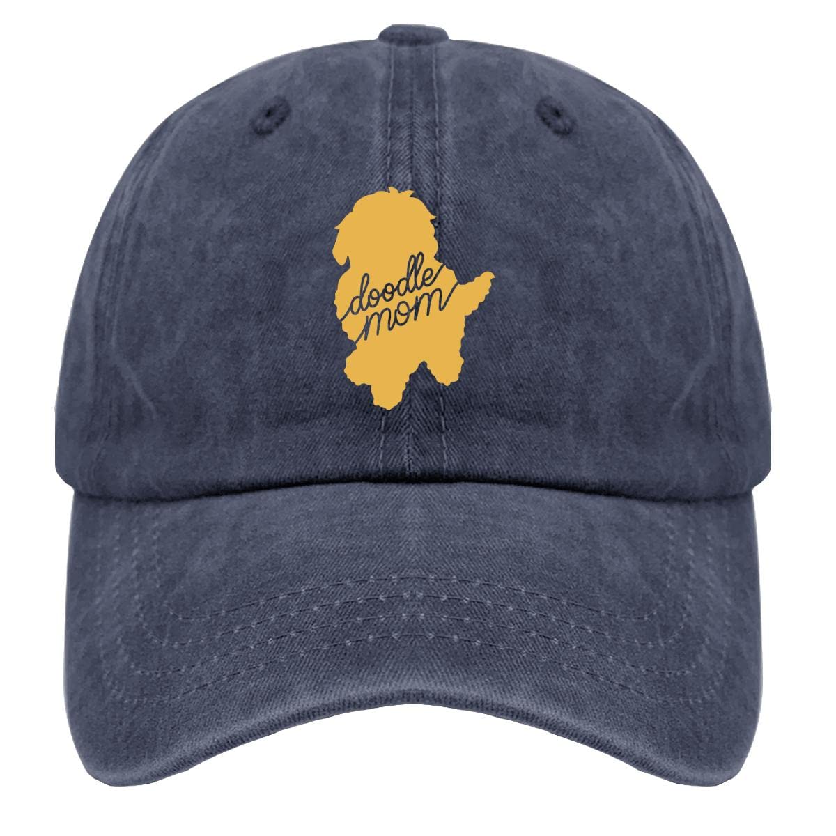 SAOK Baseball Hats for Women & Men - Adjustable Cotton Fitted Cap with Doodle Design - Perfect for Golf, Outdoor Sports & Casual Wear