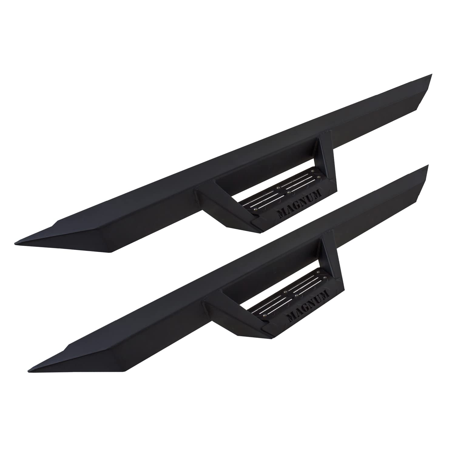 Raptor Series Magnum RT Drop Steps Running Boards for 2018-2025 Jeep Wrangler JL 2-Door - Black Off-Road Side Steps - Perfect for Trail Riding & Truck Accessories Upgrade