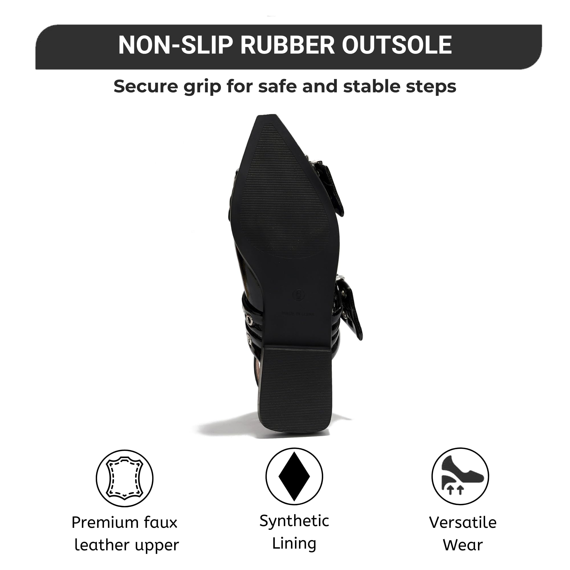 **Cloud Memory Foam Women's Flats & Sandals - Non-Slip Rubber Sole Comfortable Slingback Shoes for Casual Wear, Office & Travel (Katharyn 2025)**