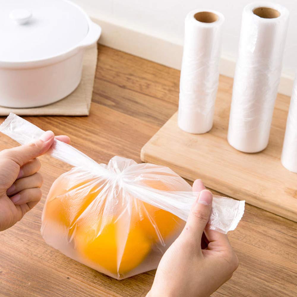 100 Disposable Vacuum Sealer Bags for Food Storage - Keep Vegetables, Fruits & Meats Fresh | 11.8