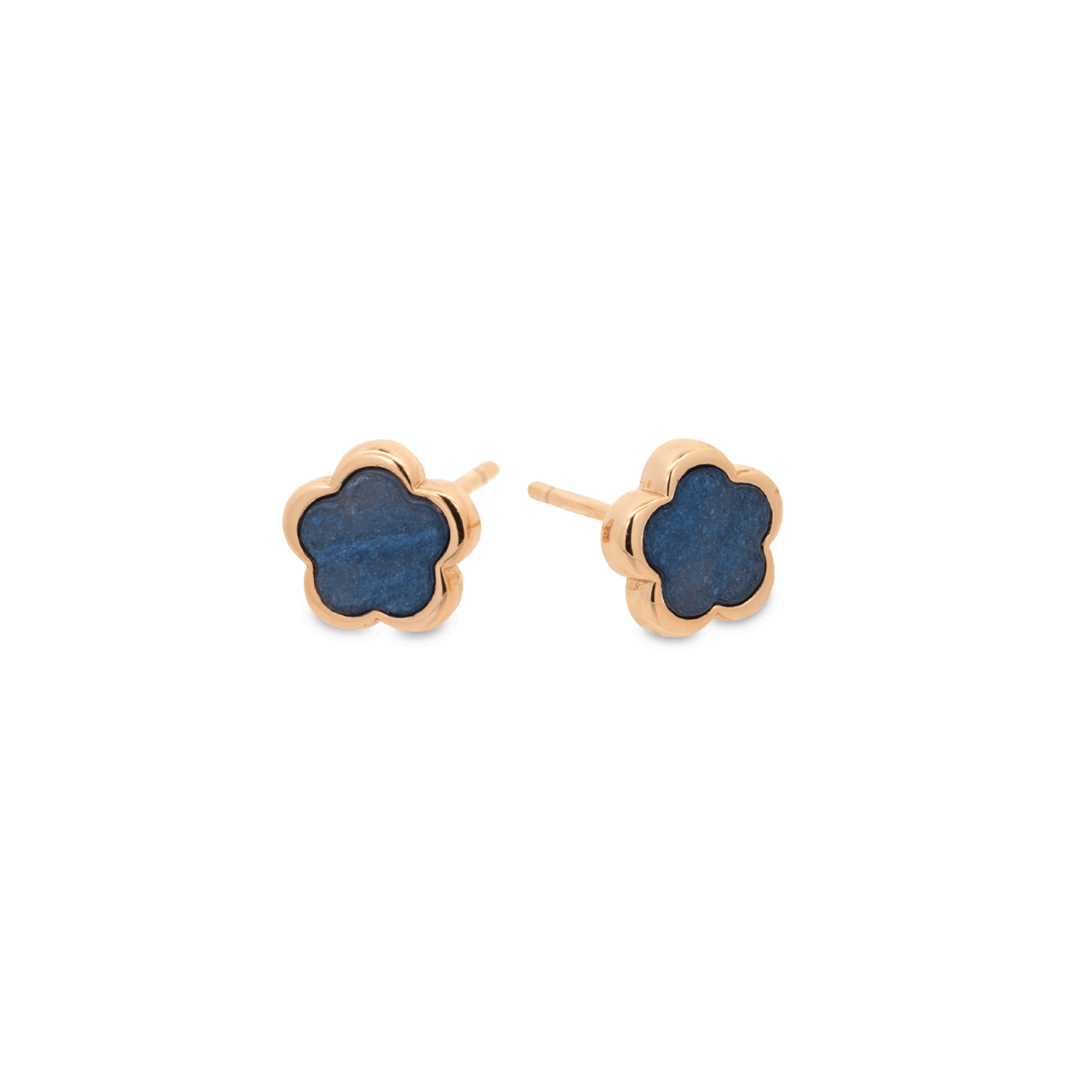 14K Gold Cherry Blossom Stud Earrings for Women - Elegant Floral Jewelry Gift for Everyday Wear & Special Occasions