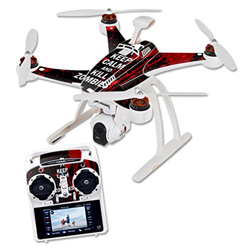 MightySkins Protective Skin Wrap for Blade Chroma Quadcopter Drone - Custom Decal Sticker Cover - Durable Vinyl Protection - Perfect for Outdoor Drone Racing and Zombie-Themed Flying Adventures