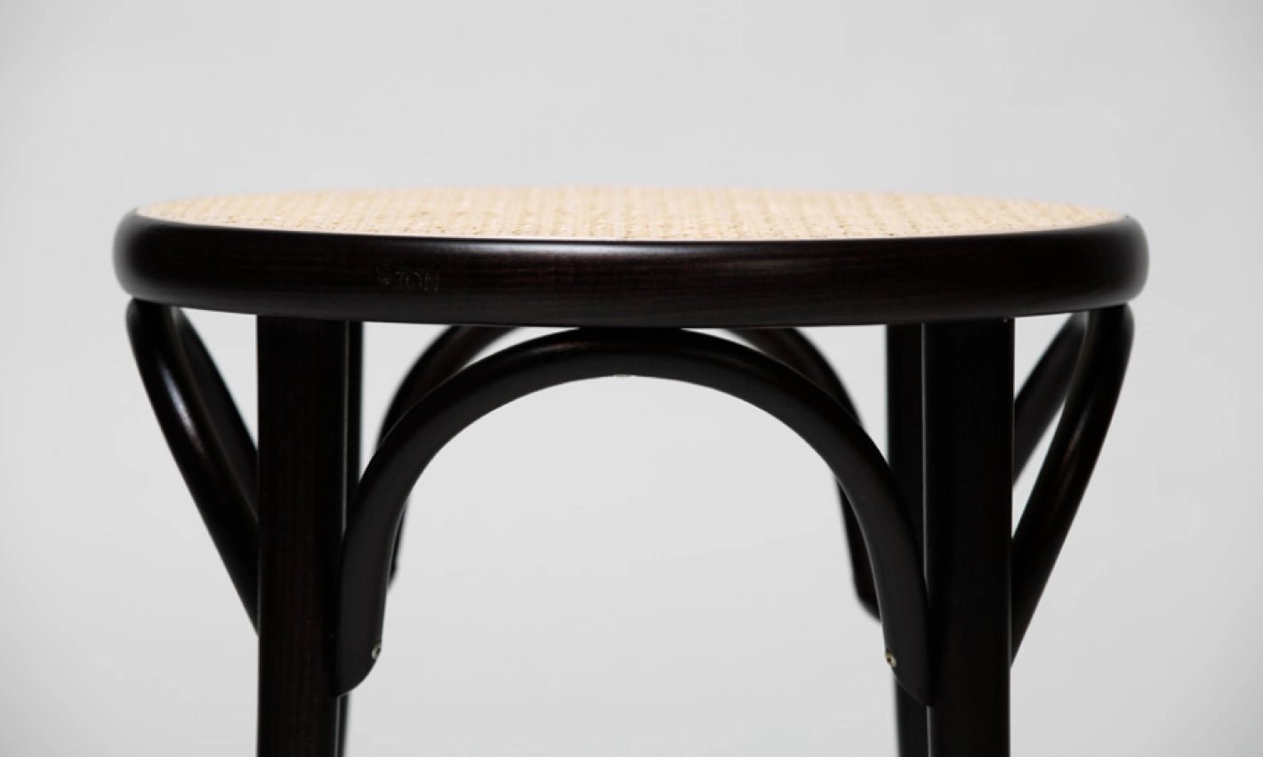 Michael Thonet No. 60 Bentwood Stool by Ton - Vintage Style Wooden Bar Stool for Kitchen Island, Cafe & Home Decor - Durable & Comfortable Seating Solution