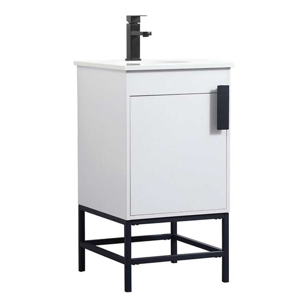 32 Inch Modern Bathroom Vanity with Sink - Elegant Green Storage Cabinet for Bathroom Organization | Perfect for Small Spaces, Apartments & Home Decor