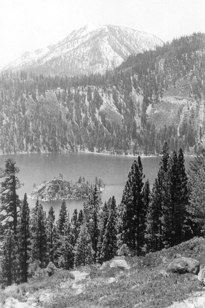 24x36 Signed Lake Tahoe California Emerald Bay Art Print - Master Wall Decor Poster for Living Room, Office & Home Decoration