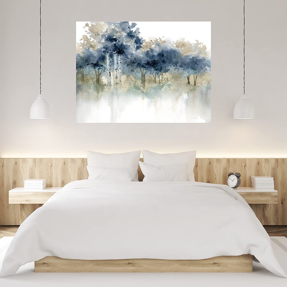 Large Canvas Wall Art for Bedroom & Living Room - Water's Edge Painting by Carol Robinson - 32x24 Inches Fine Art Decor - Perfect for Home, Office & Gift Giving