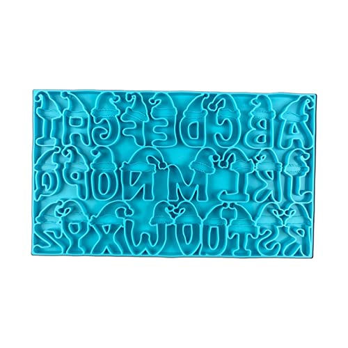 24 Letters Keychain Epoxy Resin Mold - DIY Jewelry Making Kit for Earrings, Necklace Pendants & Soap Casting - Silicone Mould for Crafts, Gifts & Home Decor (Perfect for Birthdays, Parties & Personalized Gifts)