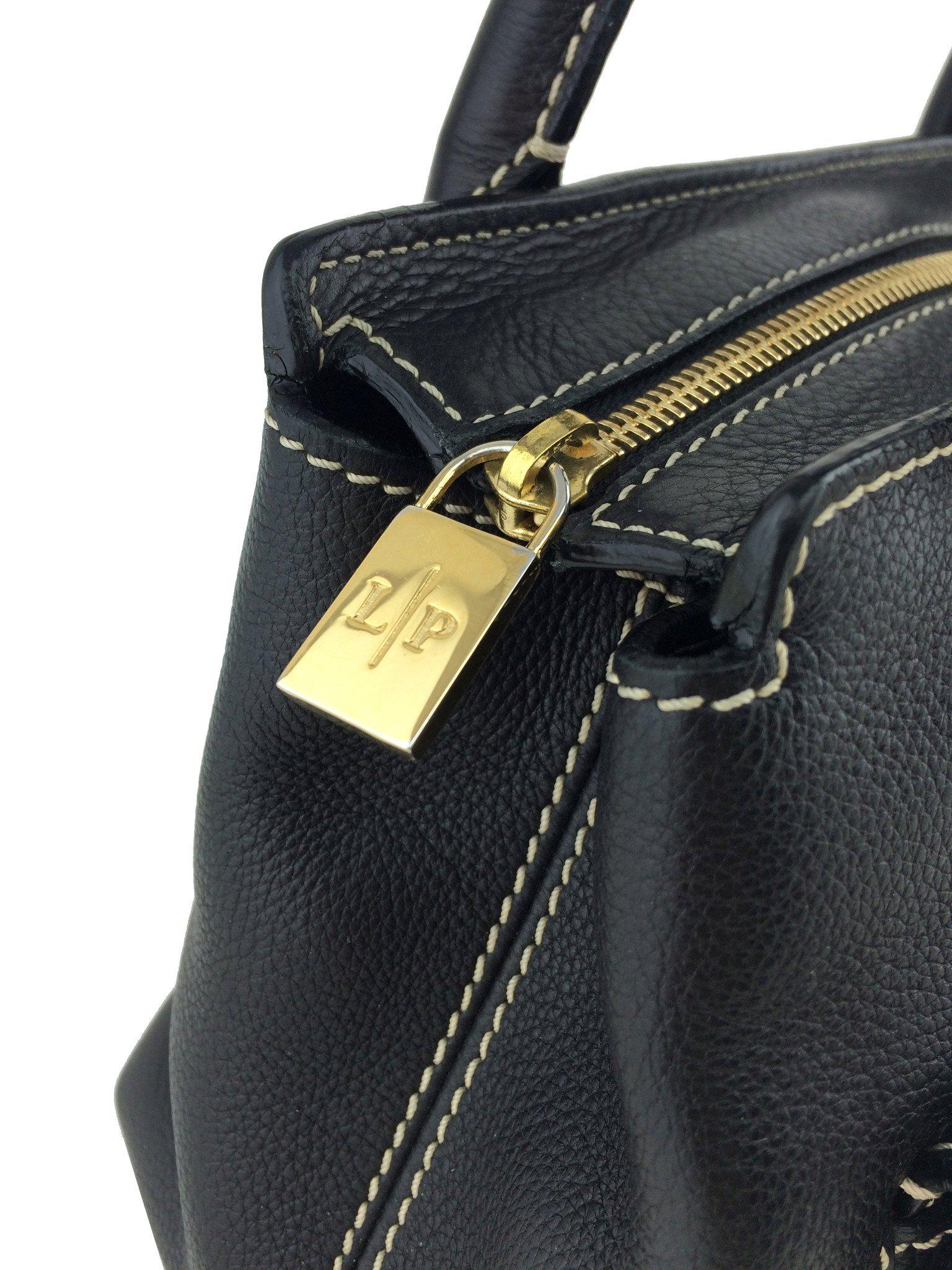 Loro Piana Odessa Genuine Leather Crossbody Bag with Front Pocket - Perfect for Work, Travel & Everyday Use
