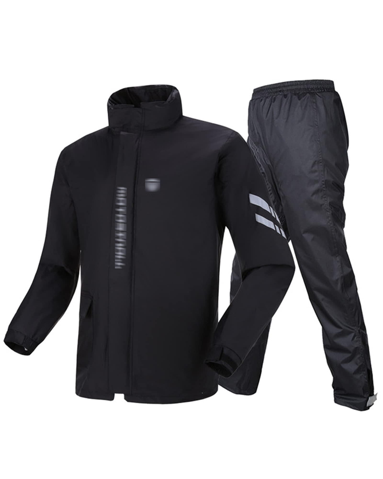 Waterproof Rain Suit for Men - Heavy Duty Motorcycle & Work Rain Gear Set with Jacket & Pants | Outdoor Work, Commuting, Hiking & Storm Protection