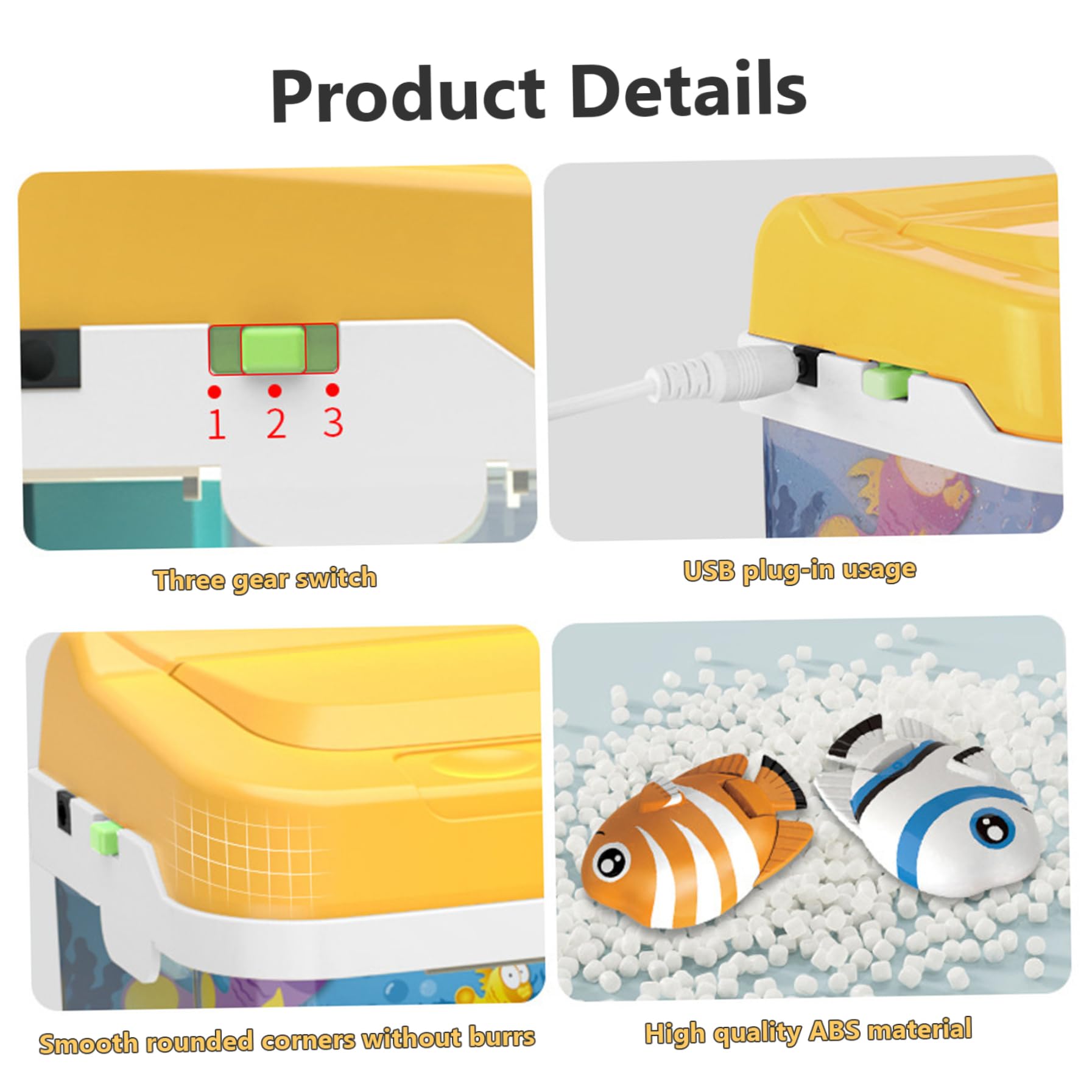 Csafyrt Magnetic Fishing Toy Set - Realistic Interactive Feeding Game for Kids, Fun Educational Toddler Toys for Indoor & Outdoor Play - Perfect for Birthday Gifts, Preschool Learning, and Family Game Night