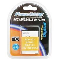 Power2000 ACD 423 Rechargeable Battery Replacement for Nikon EN-EL23 - Compatible with Nikon Coolpix Cameras - Perfect for Travel & Photography Enthusiasts