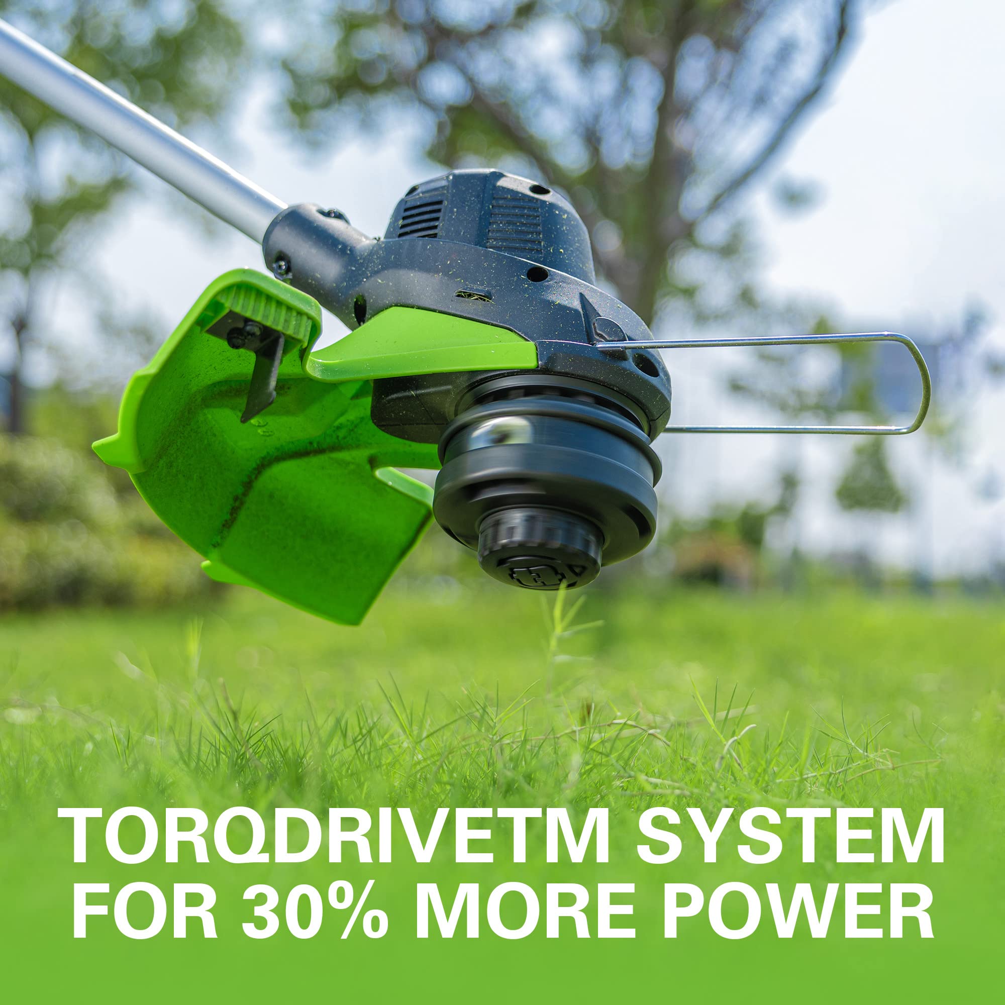 Greenworks 80V 13-Inch Cordless String Trimmer with 2Ah Battery & Fast Charger - Lightweight Weed Eater for Lawn Edging, Yard Maintenance & Landscaping