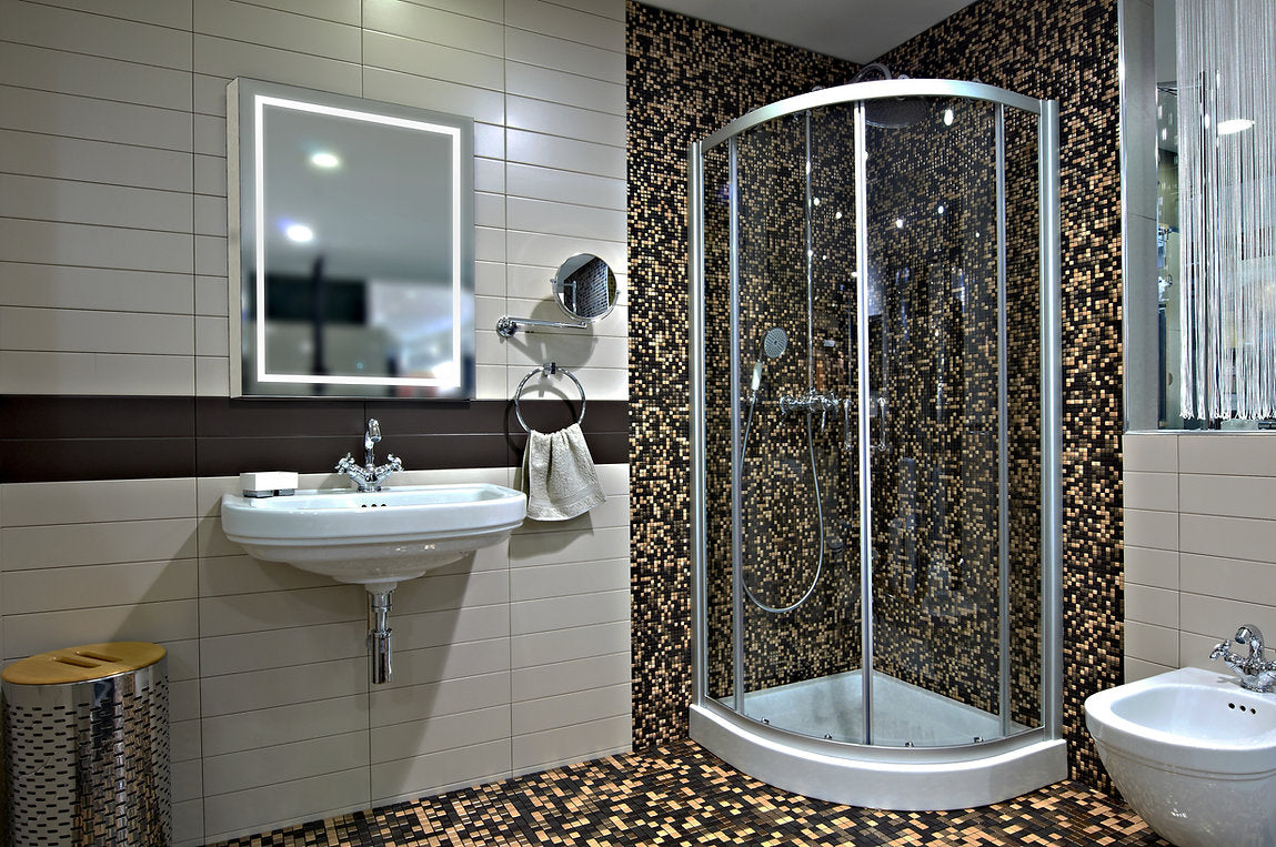 Aquadom Royale Plus 36x36 LED Lighted Bathroom Medicine Cabinet - Perfect for Modern Homes, Spas & Luxury Hotels