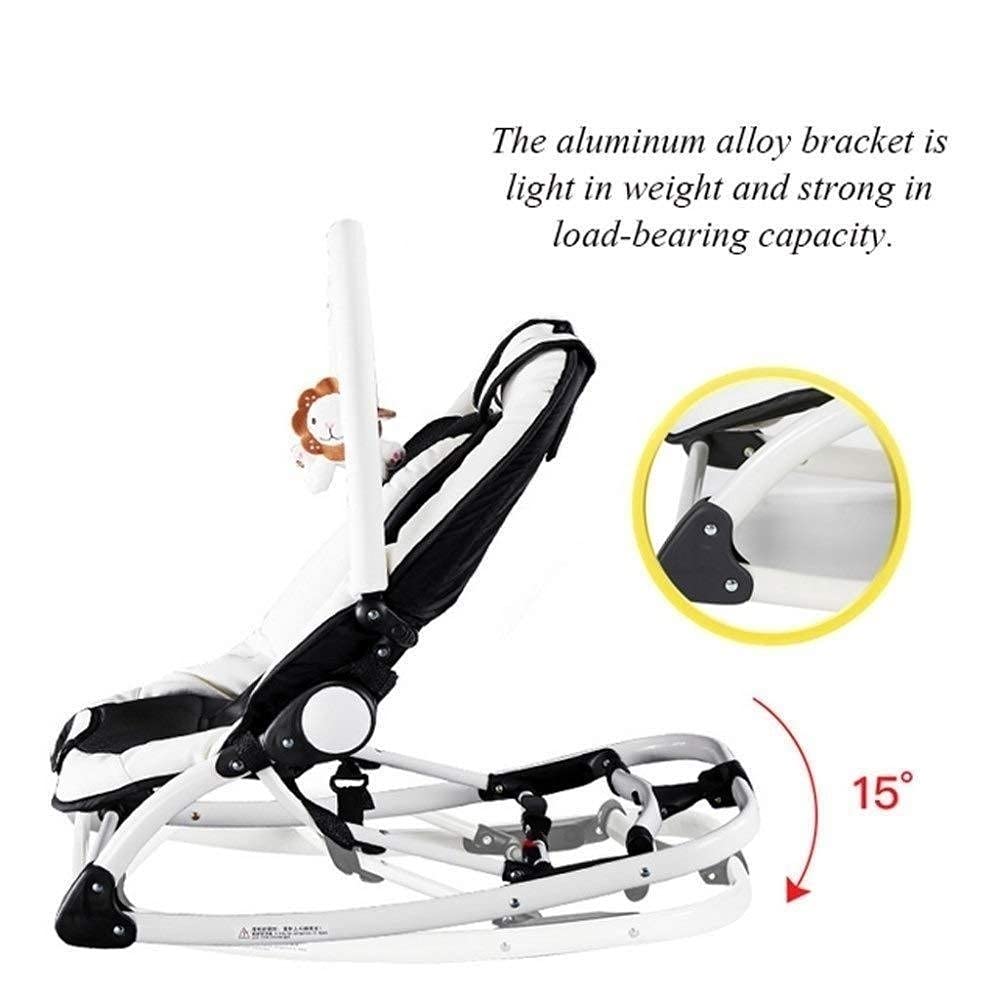 Baby Bouncer Swing for Infants 0-24 Months - Soft Fabric Portable Rocker Seat with Foldable Design | Perfect for Nursery, Travel & Soothing Fussy Babies