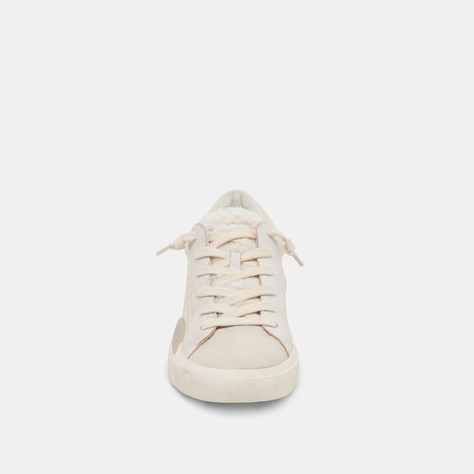 ZINA Plush Sneakers for Women - Comfortable Off-White Woven Casual Shoes | Perfect for Walking, Travel & Everyday Wear