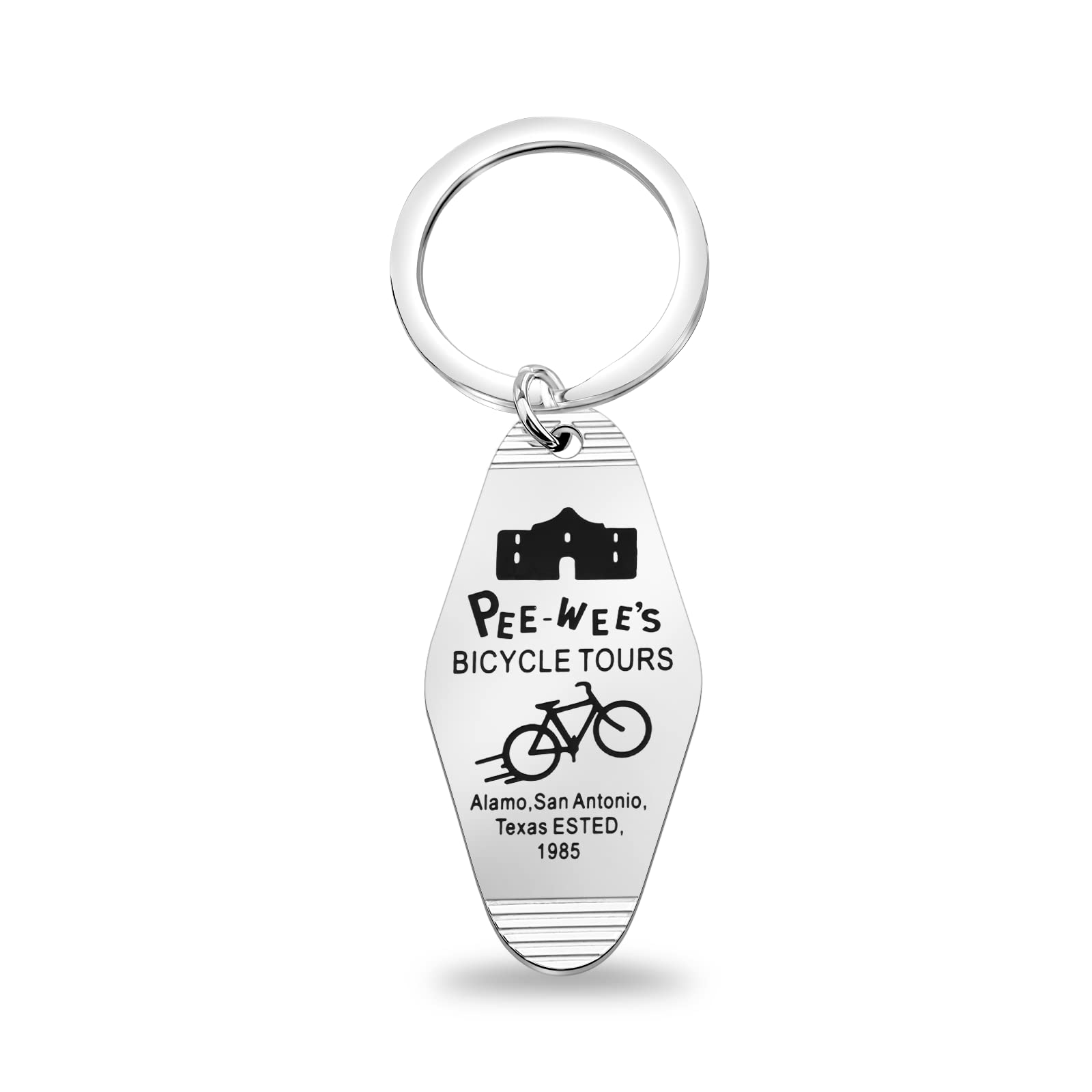 Herman Miller Inspired Keychain - Unique Bicycle TV Movie Fan Gift for Collectors - Perfect for Keychains, Gifts, and Memorabilia Display