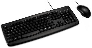 Kensington Pro Fit Ergonomic Washable Wired Keyboard and Mouse Set for Office, Gaming & Home Computer Use