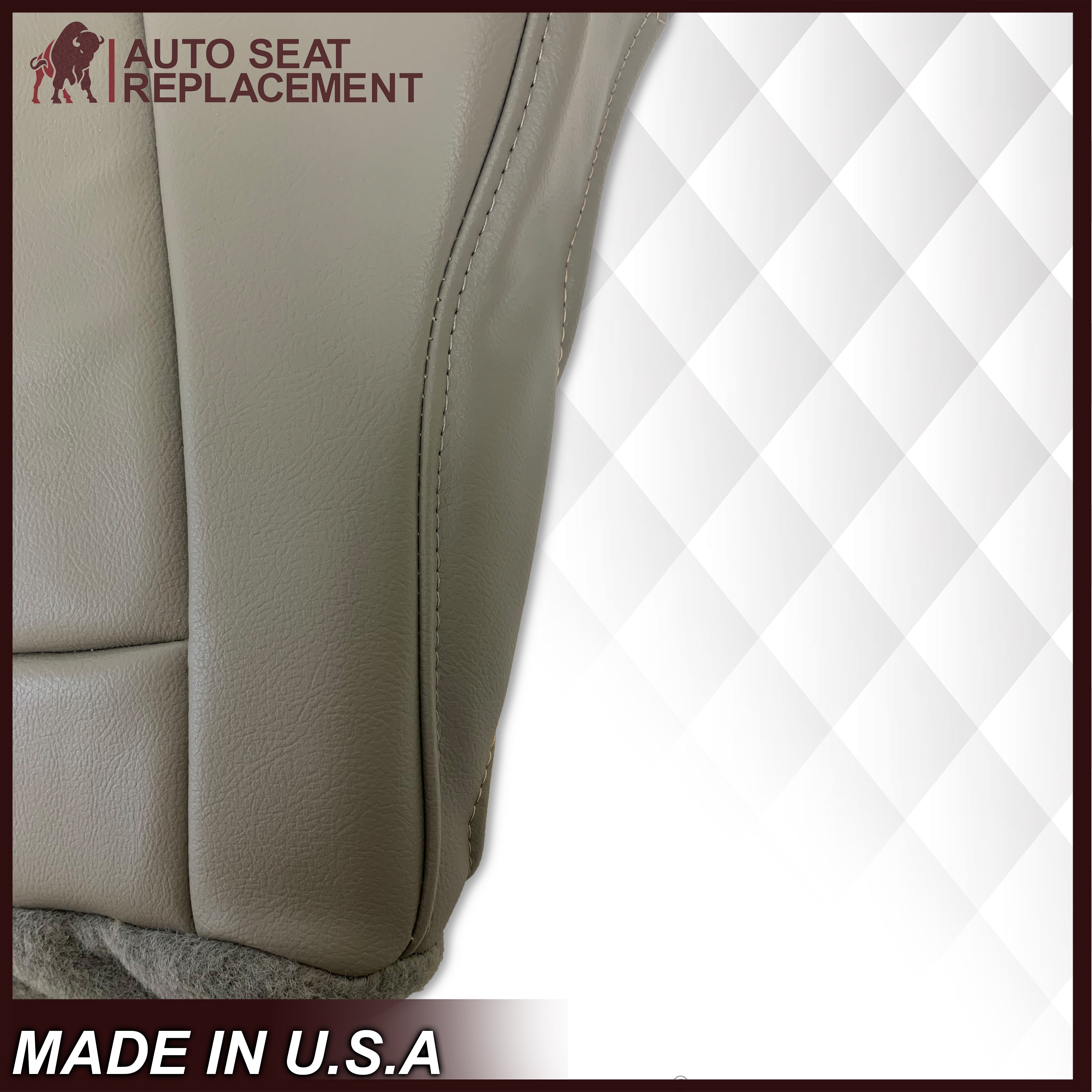 2015-2020 Ford Transit 150/250/350 Van Custom Fit Vinyl Seat Covers - Durable Gray Replacement Covers for Driver & Passenger Seats (Top & Bottom) | Perfect for Work Vans, Delivery Vehicles & Fleet Maintenance