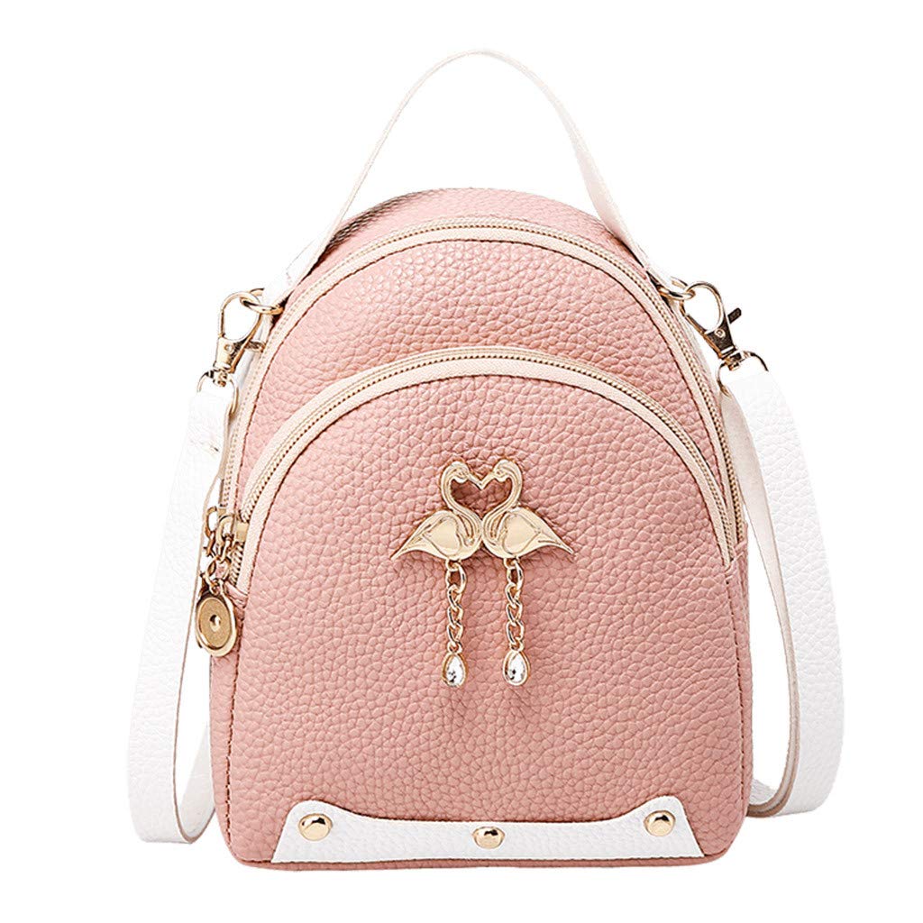 Stylish Women's Leather Shoulder Bag - Solid Color Fashion Backpack for Laptop & Daily Use | Perfect for Work, Travel & School Accessories