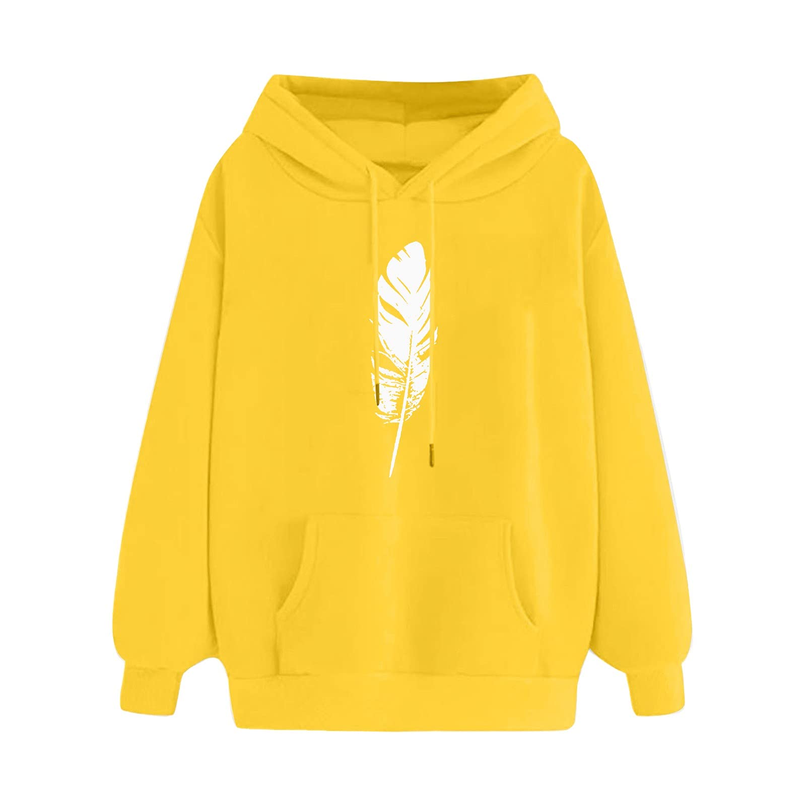 Women's Long Sleeve Hoodie Pullover - Stylish Printed Sweatshirt Blouse Top for Casual Wear, Loungewear & Outdoor Activities