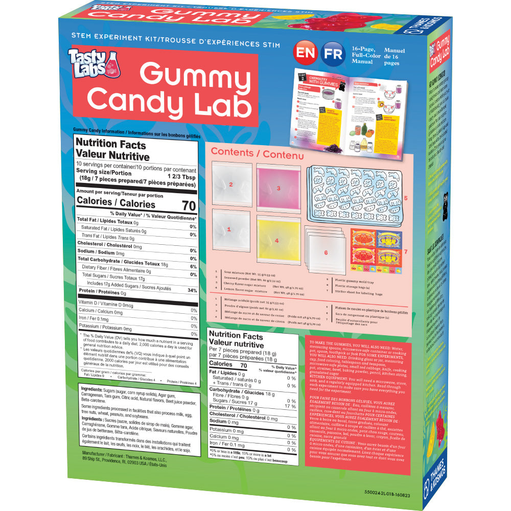 Gummy Candy Lab Kit 2L - DIY Gummy Making Set for Kids & Adults - Fun Science Experiment & Candy Creation - Perfect for Birthday Parties, Classroom Activities & Family Bonding