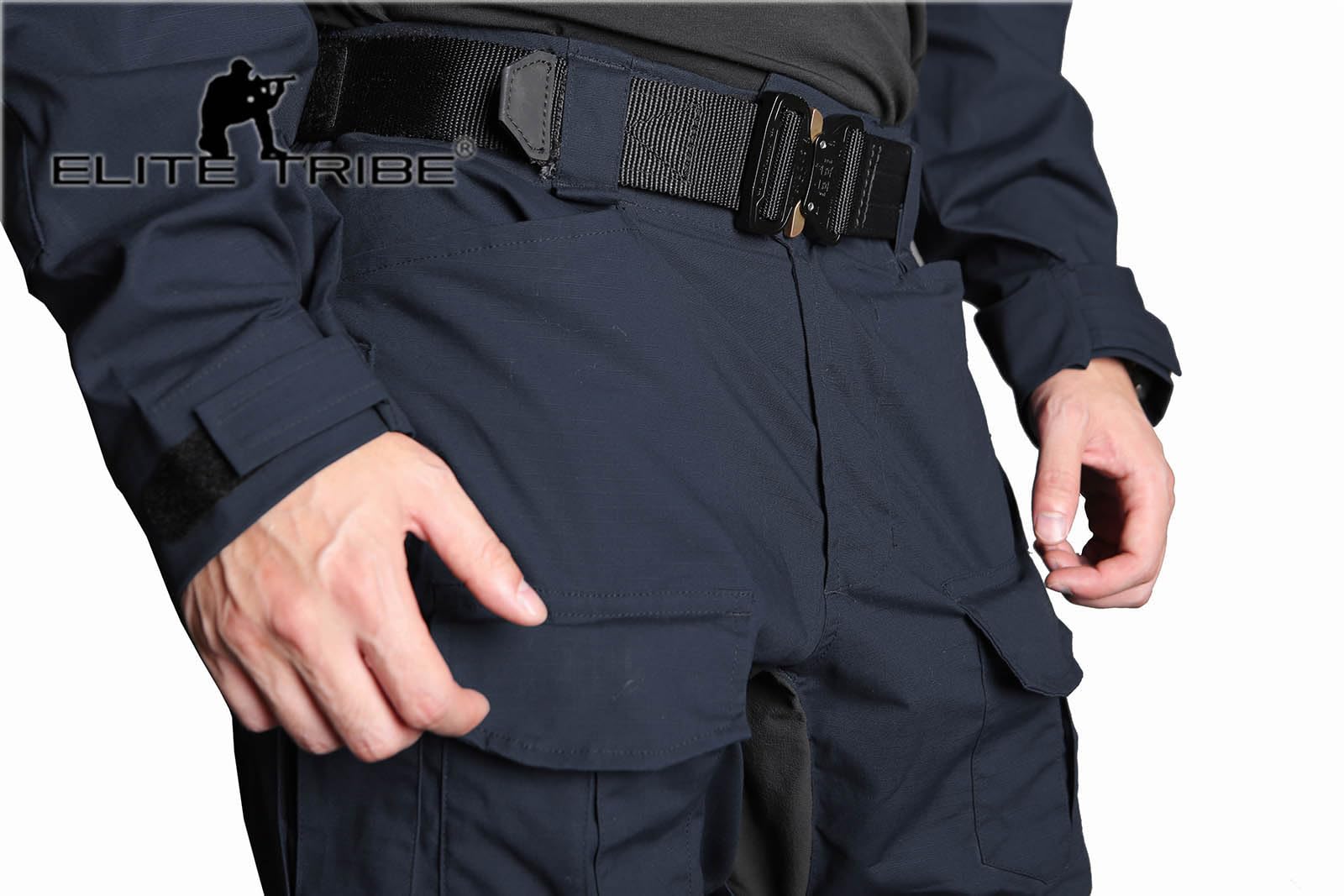 Emerson Blue Label Airsoft Tactical Pants - Gen3 Combat Pants with Knee Pads (Navy) for Hunting, Airsoft & Outdoor Activities