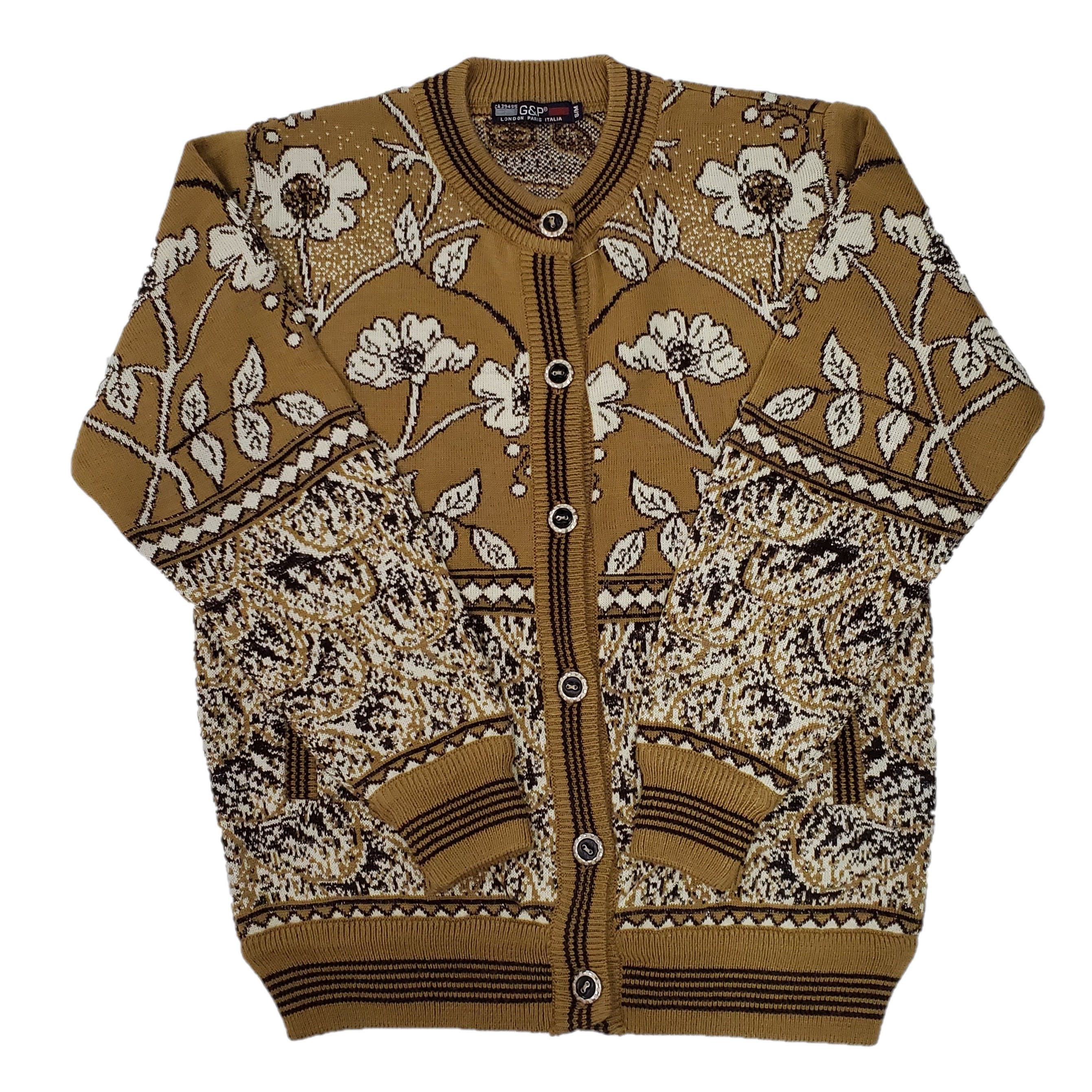 Women's Jacquard Lurex Knit Cardigan Sweater - Elegant & Cozy for Fall, Winter, and Casual Outings