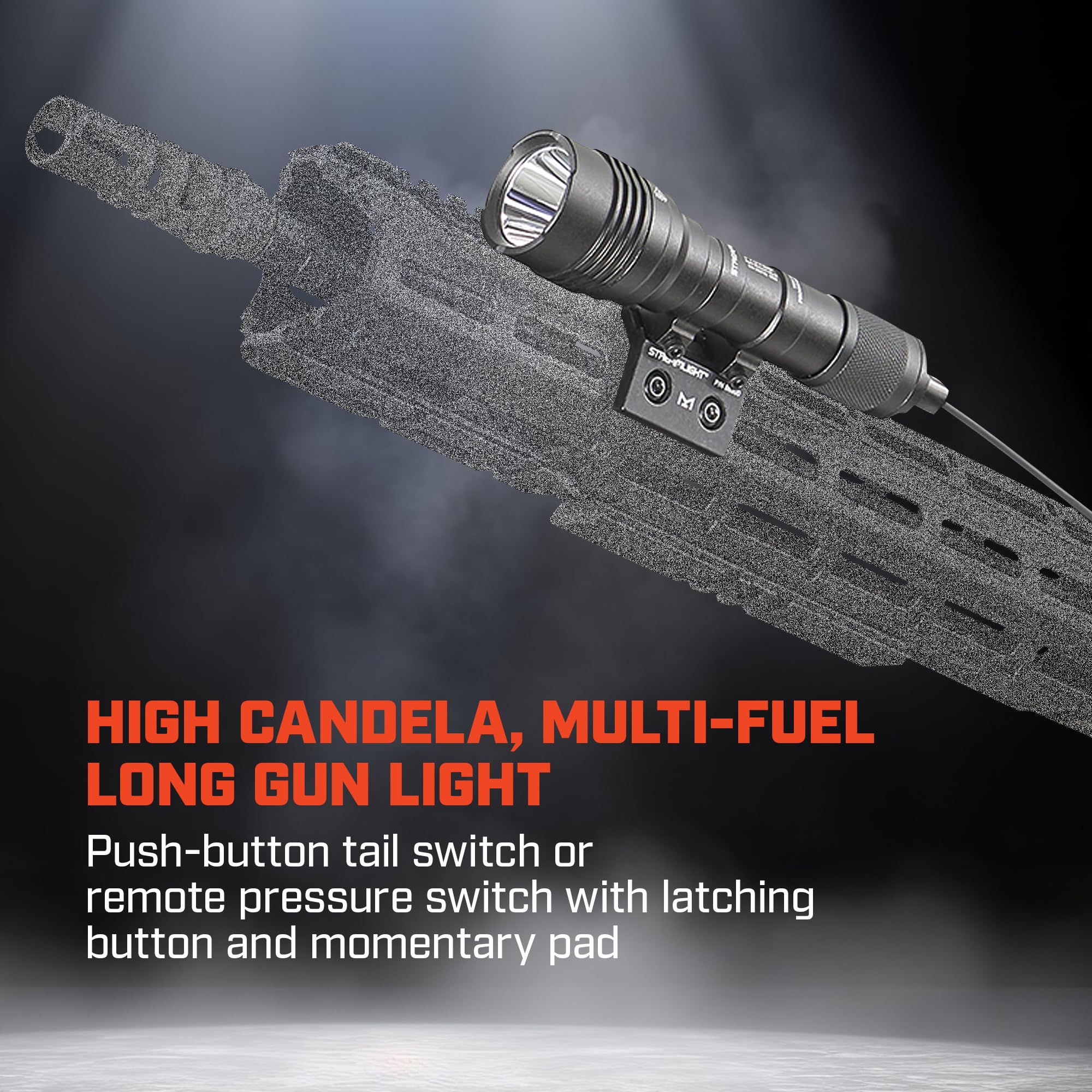 Streamlight 88066 ProTac Rail Mount HL-X 1000-Lumen Tactical Flashlight with Remote Switch | Weapon Light for Rifles & Shotguns | Includes CR123A Batteries & Mounting Clips | Ideal for Hunting, Home Defense & Tactical Operations