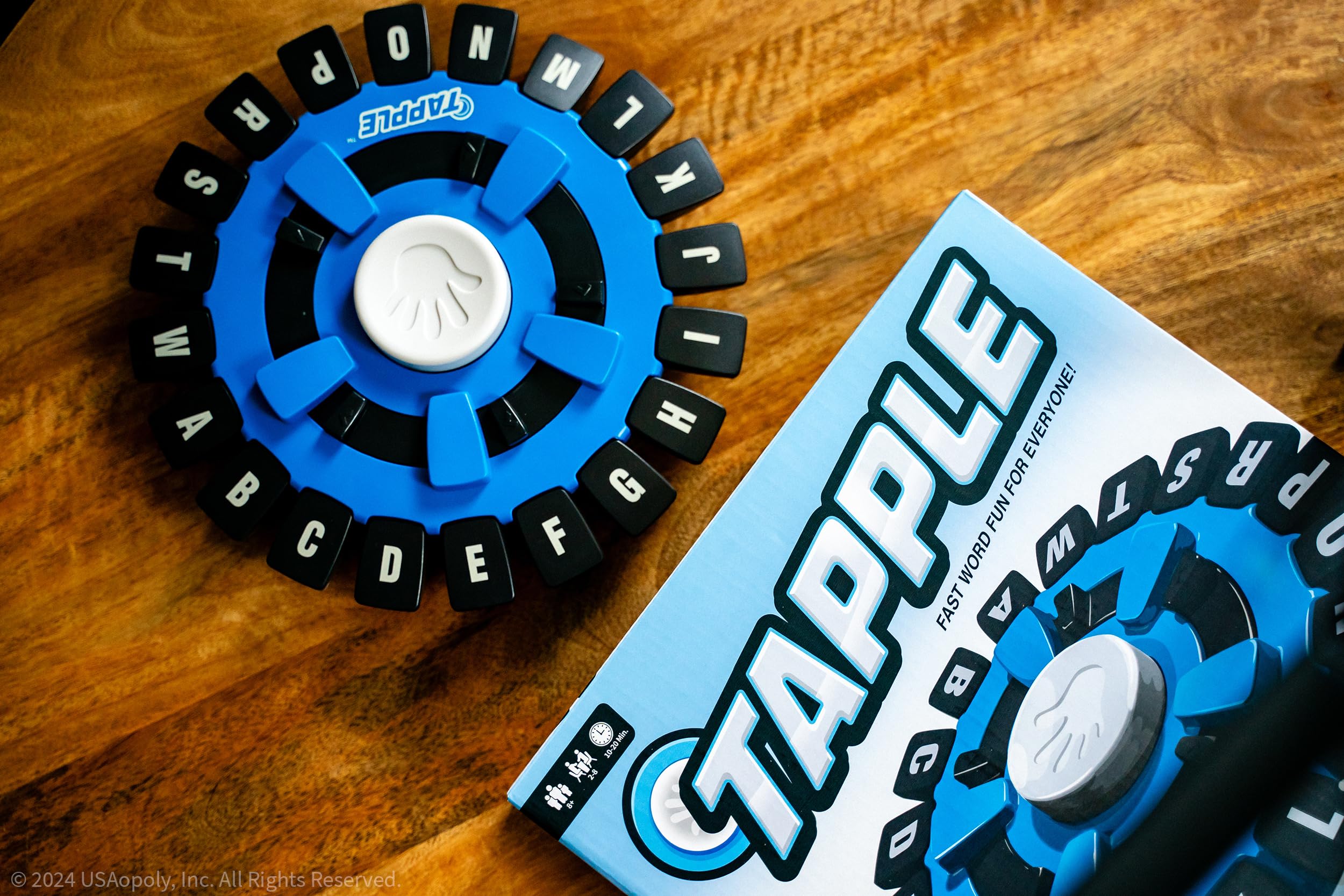 USAOPOLY TAPPLE® Fast-Paced Family Word Board Game - Fun Category & Timer Challenge for All Ages | Perfect for Game Nights, Classroom Learning & Party Icebreakers (1 Pack)