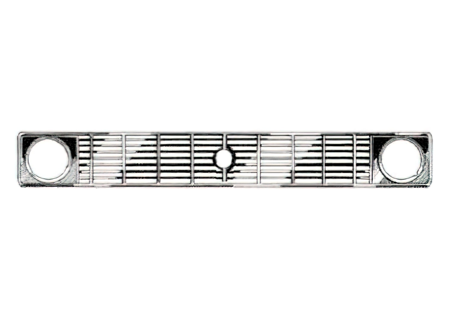 Vanagon Front Upper Radiator Grille with Round Headlights - Replacement Part for VW Vanagon T3 - Perfect for Restoration & Off-Road Adventures