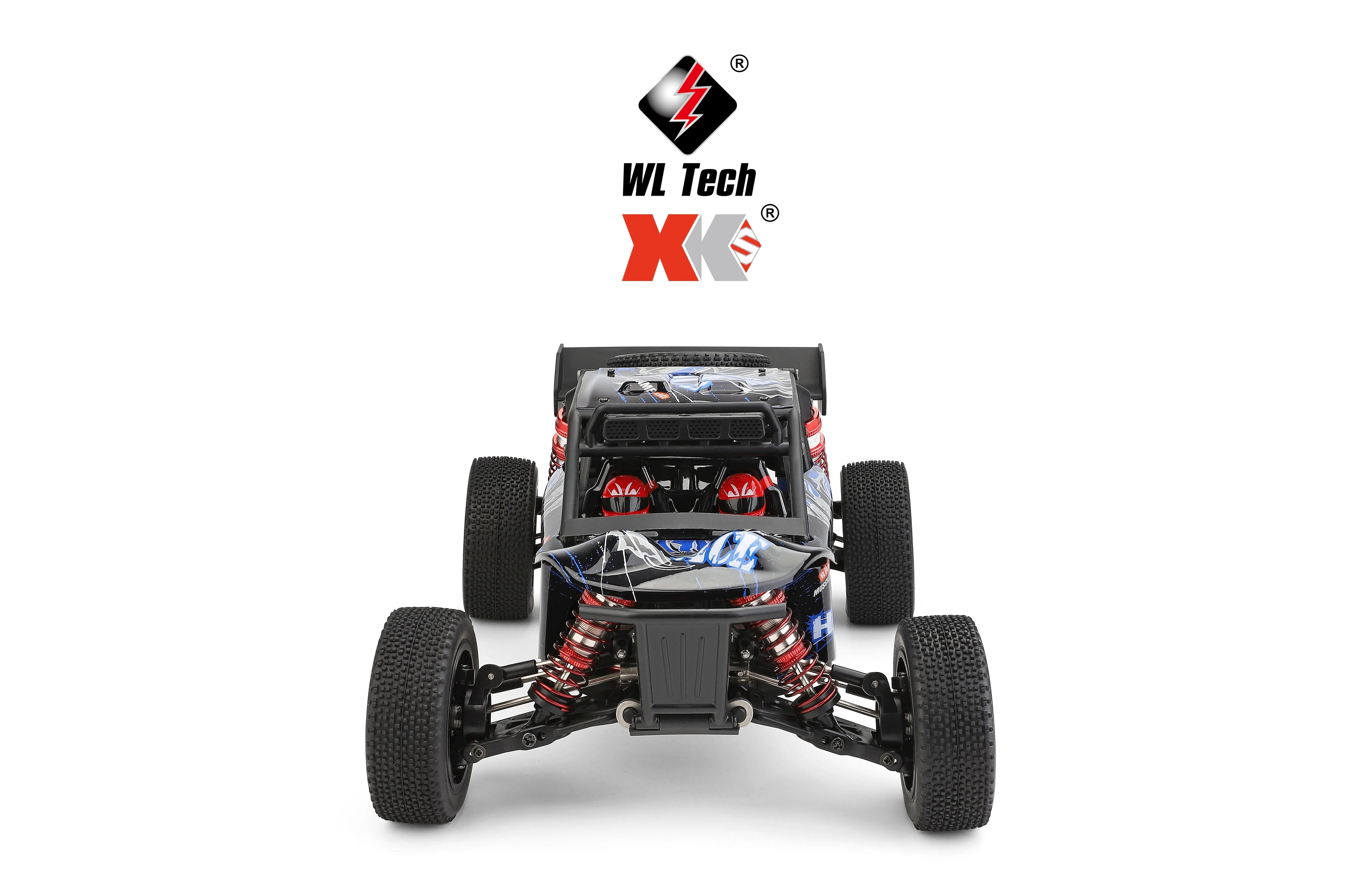 WLtoys 124018 1/12 Scale 2.4Ghz 4WD RC Car - 60km/h High Speed Off-Road Metal Chassis Remote Control Truck for Kids & Adults - Perfect for Outdoor Racing, Backyard Driving and Off-Road Adventures