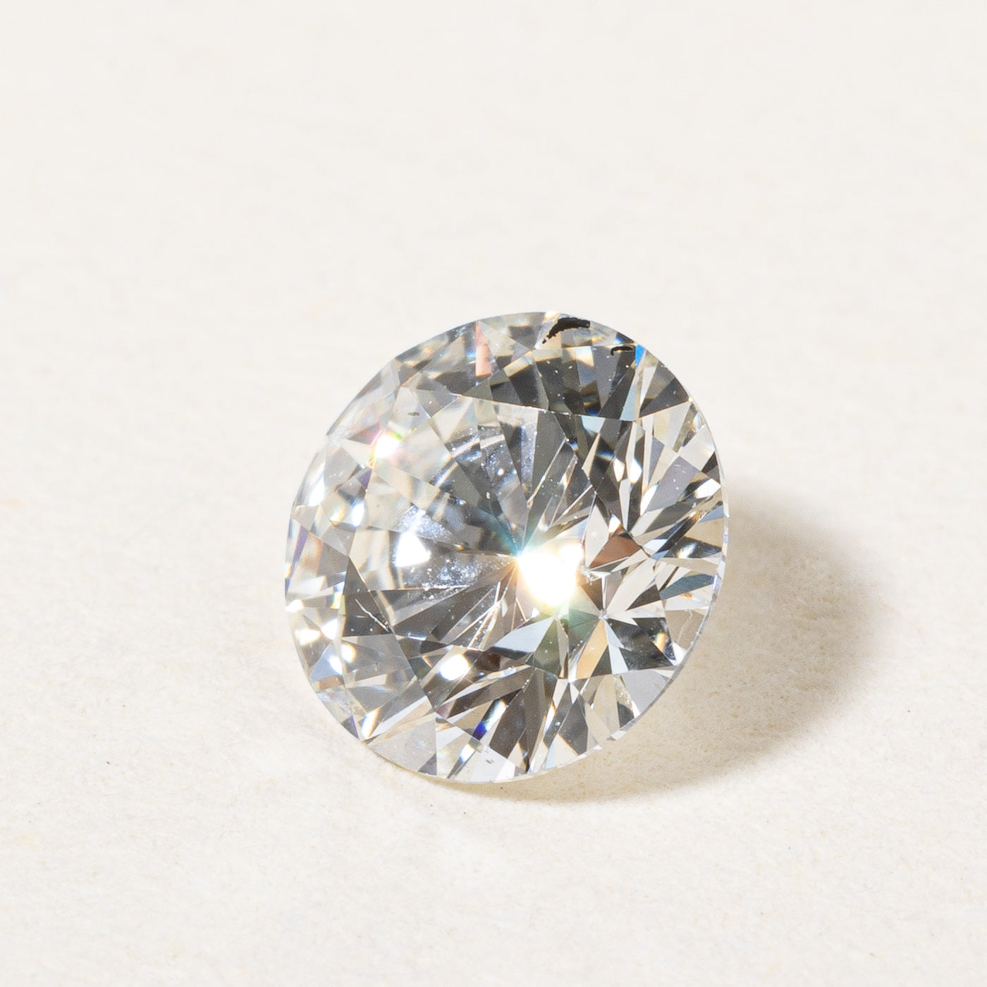 0.58ct Round Brilliant Cut Loose Diamond - SI2 Clarity, H Color | Perfect for Engagement Rings & Fine Jewelry